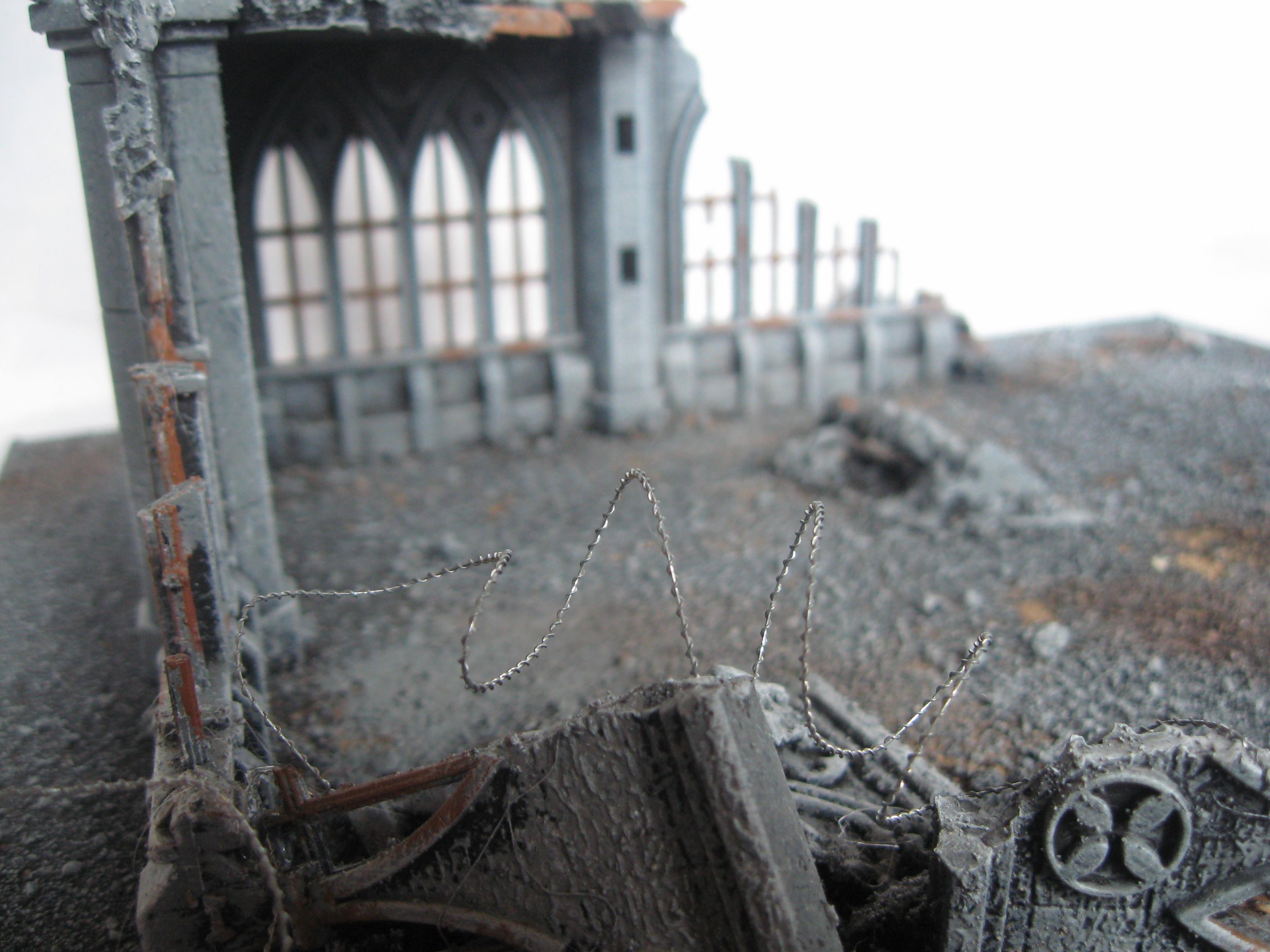 Barbed Wire, Ruin, Terrain
