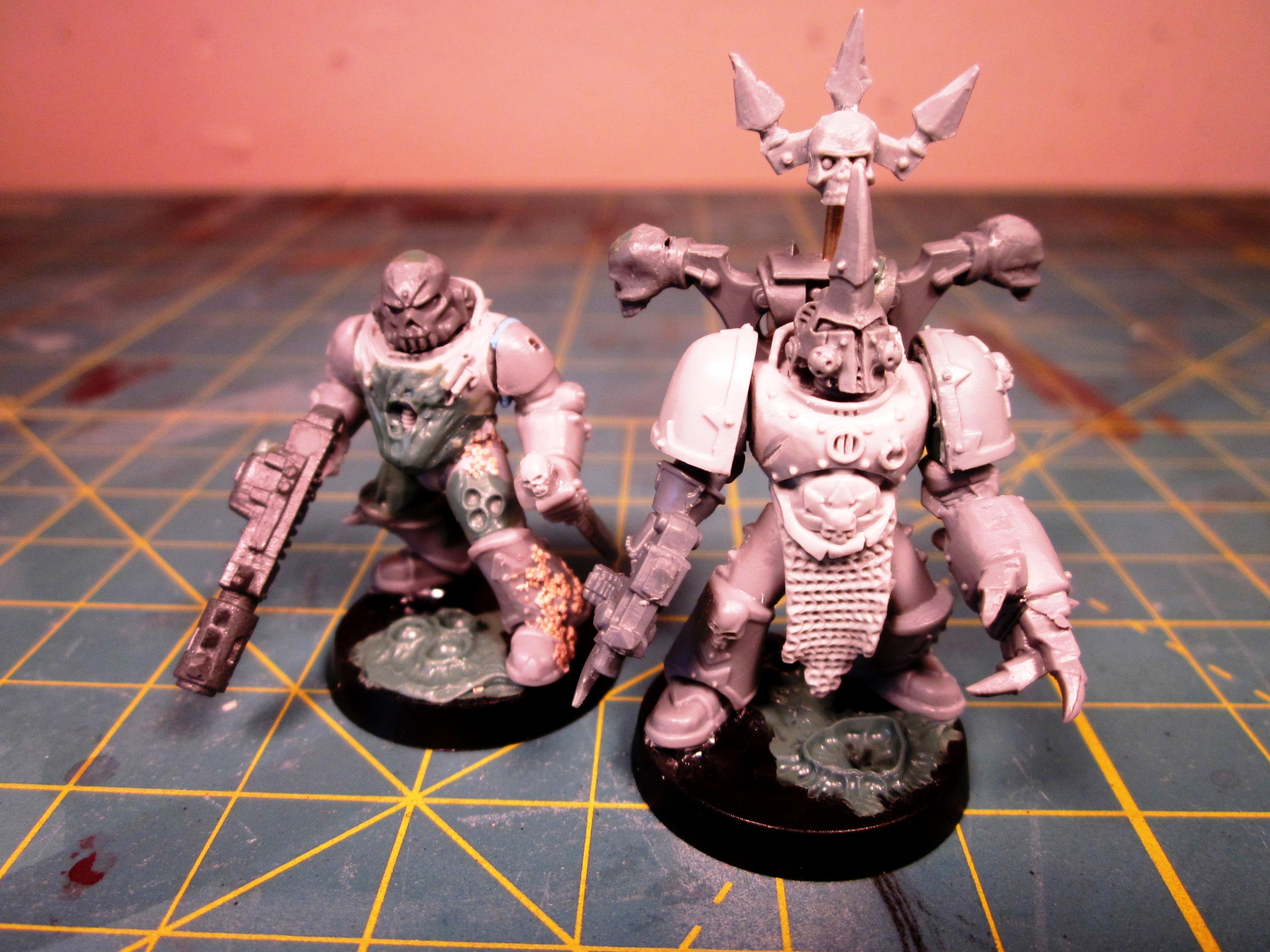 Chaos, Conversion, Death Guard, Nurgle, Plague, Plague Marings, Space Marines