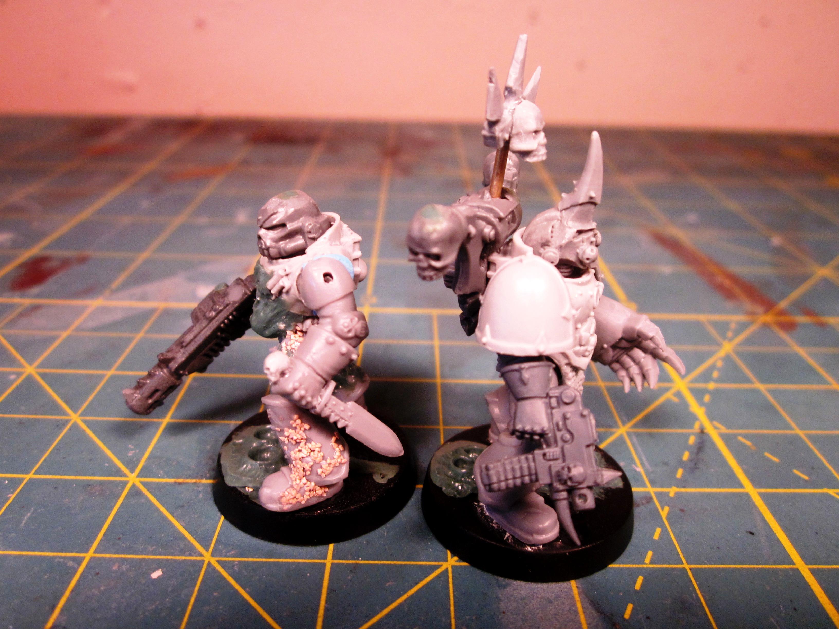 Chaos, Conversion, Death Guard, Nurgle, Plague, Plague Marings, Space Marines