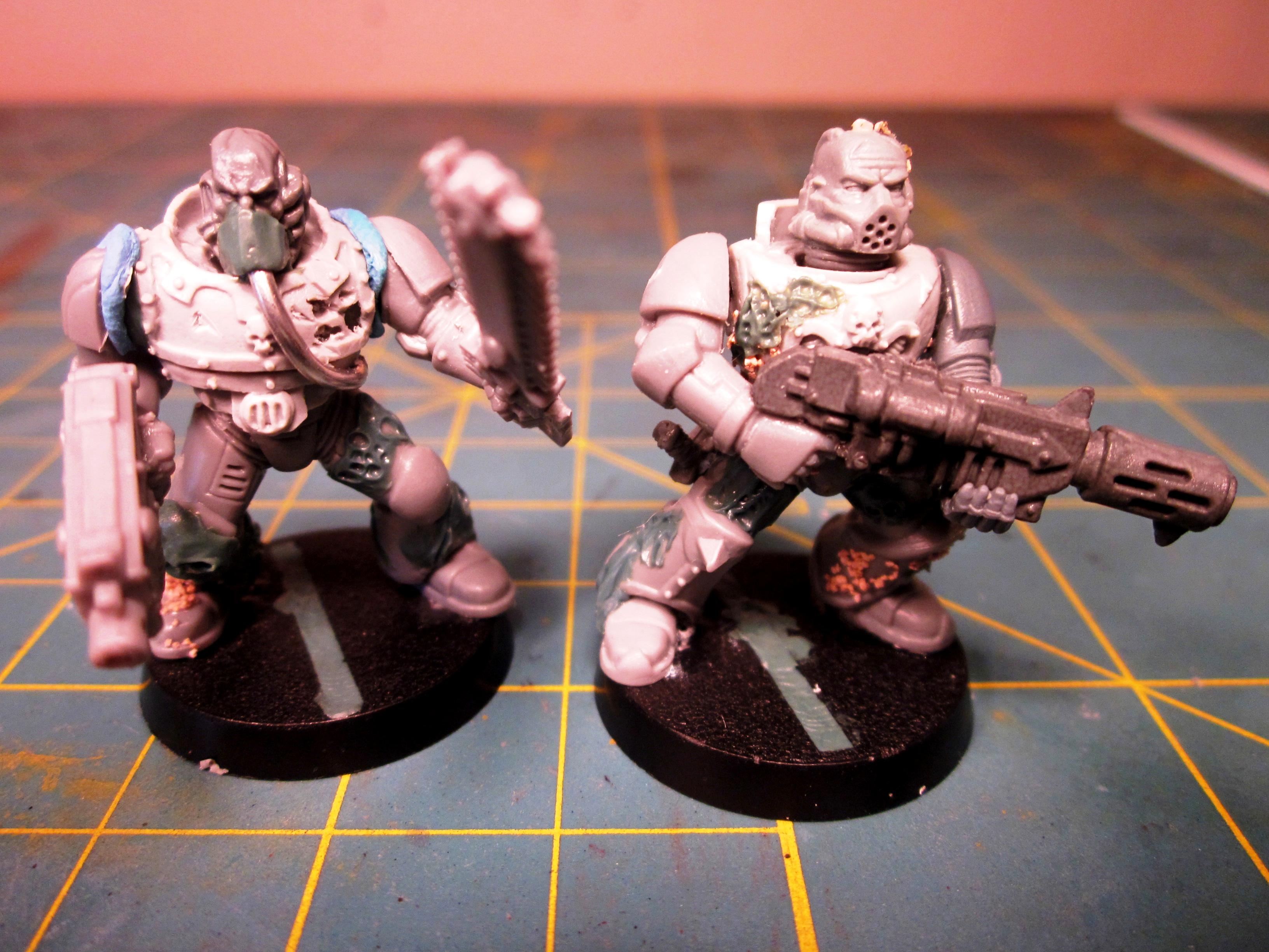 Chaos, Conversion, Death Guard, Nurgle, Plague, Plague Marings, Space Marines
