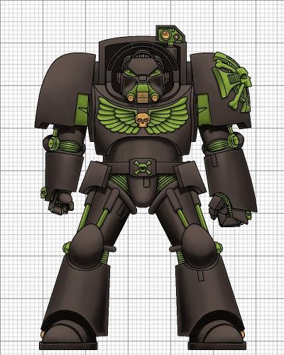 Paint Schemes, Space Marines, Terminator Armor