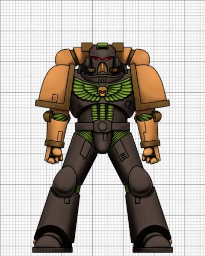 Paint Scheme, Space Marines, The Hive Conclave