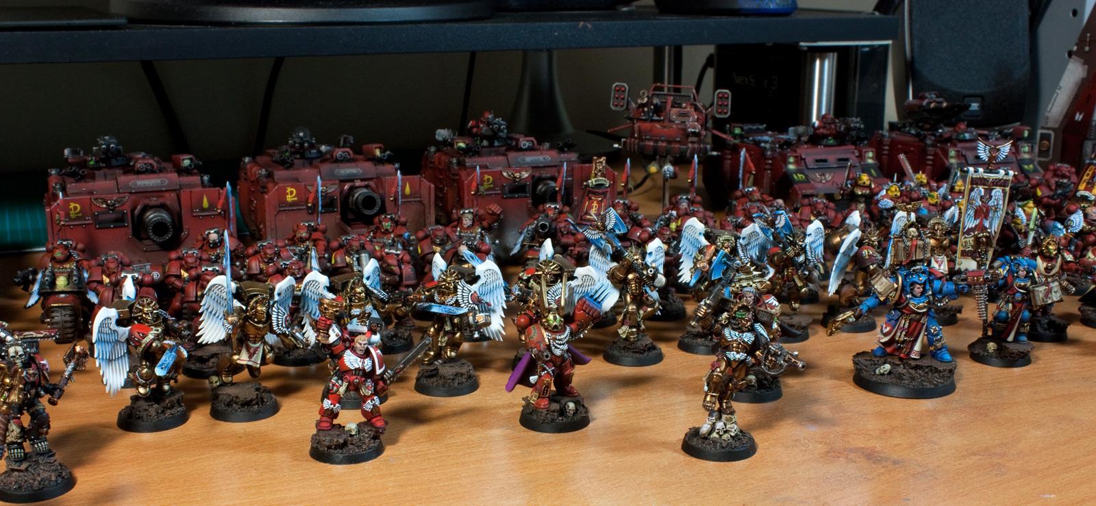 Army, Blood Angels, Rubble Bases, Space Marines, Warhammer 40,000