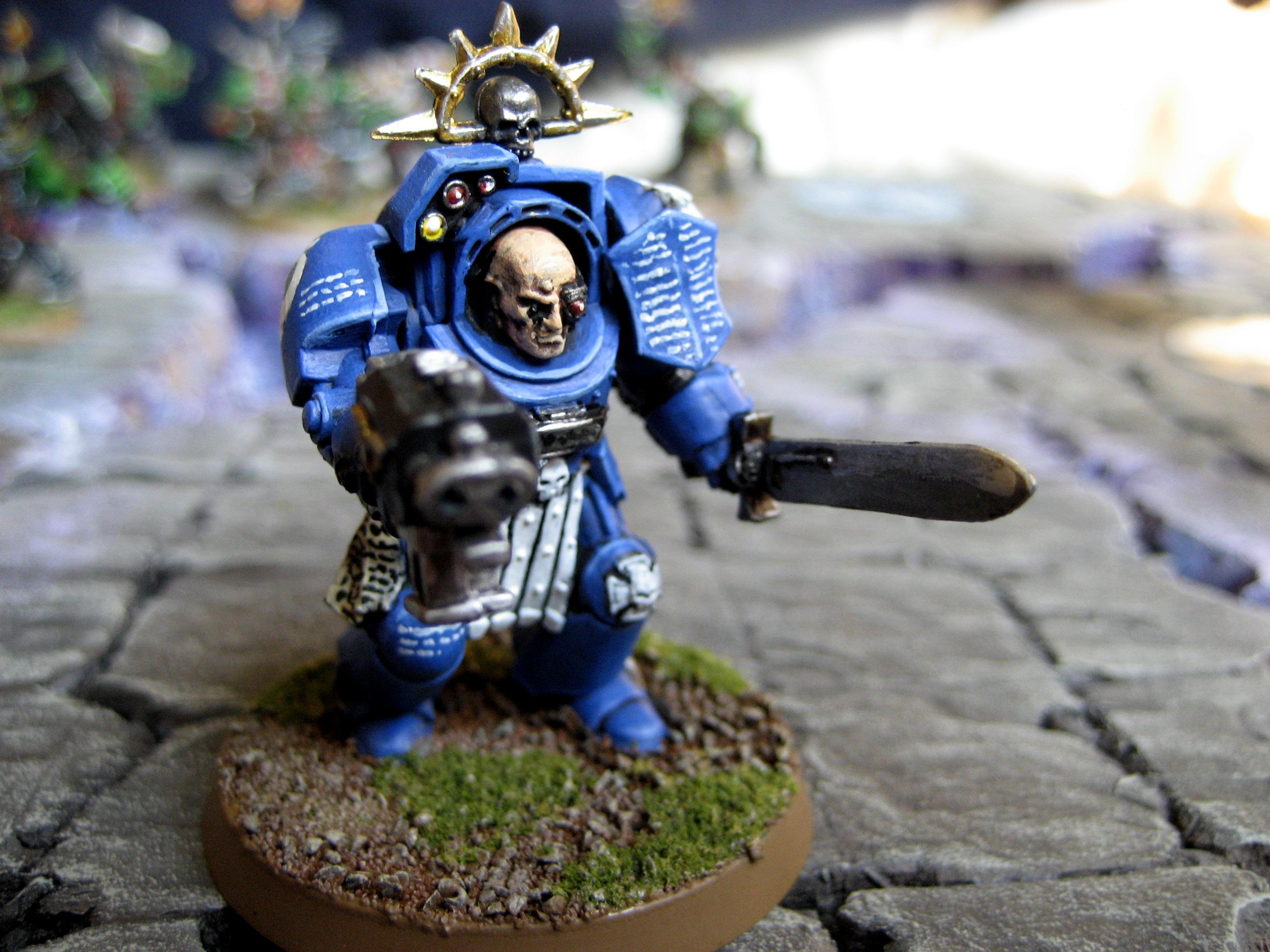 Assault On Black Reach, Sergeant, Space Marines, Terminator Armor, Ultramarines