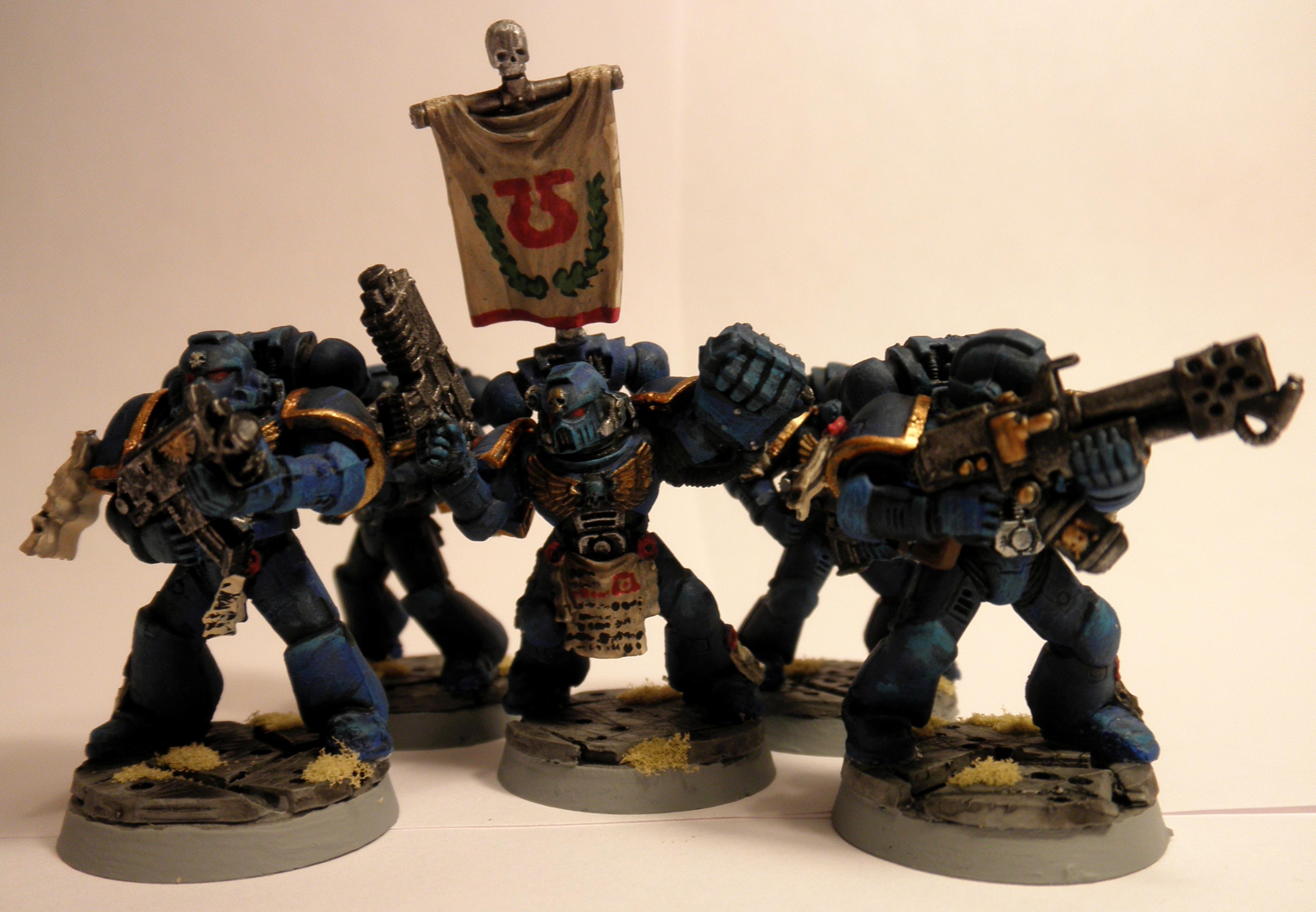 Chaplain, Space Marines, Squad, Tactical, Ultra, Ultramarines