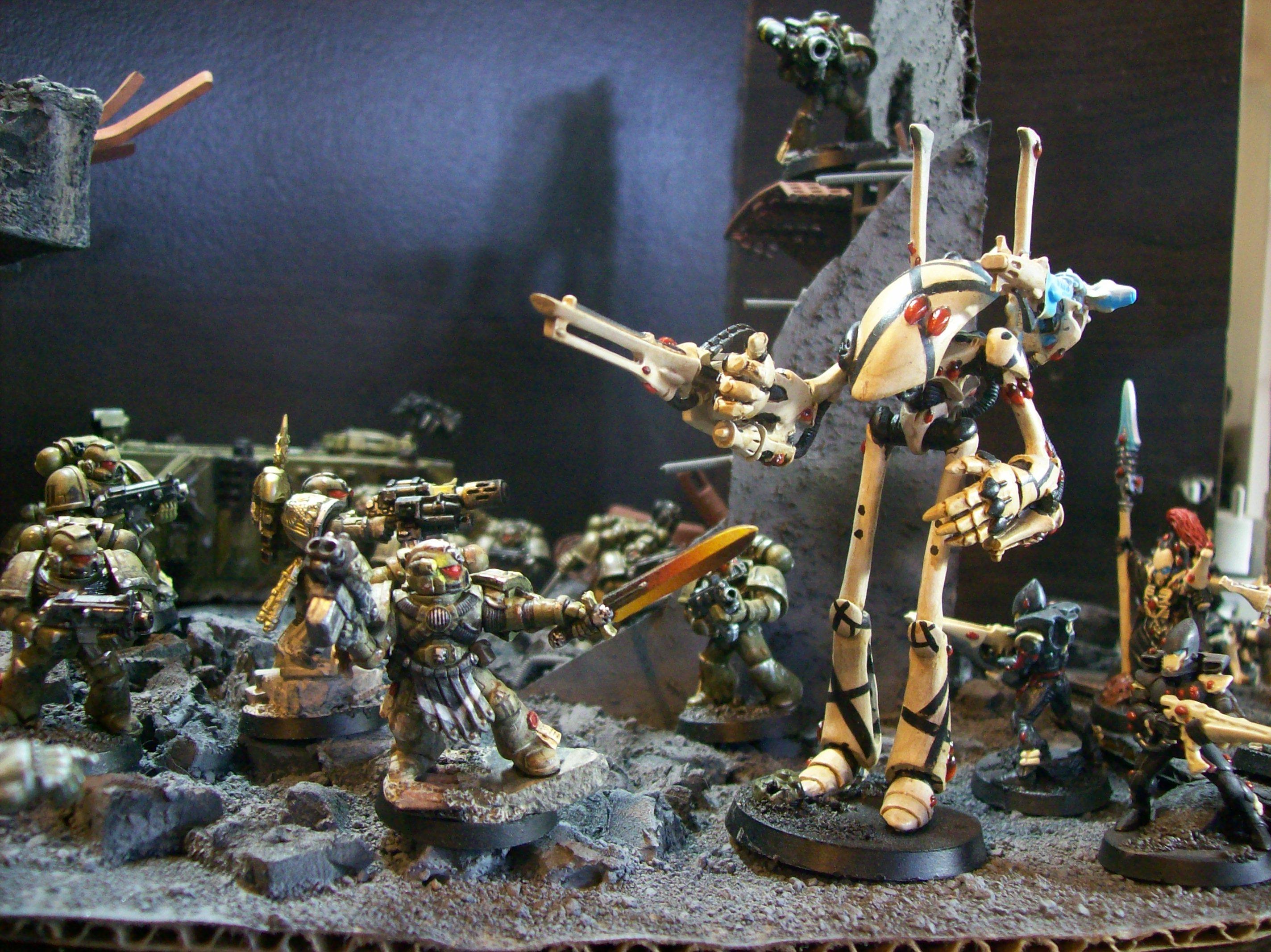 Eldar, Kick Ass, Space Marines, Warbringers, Work In Progress, Wraithlord