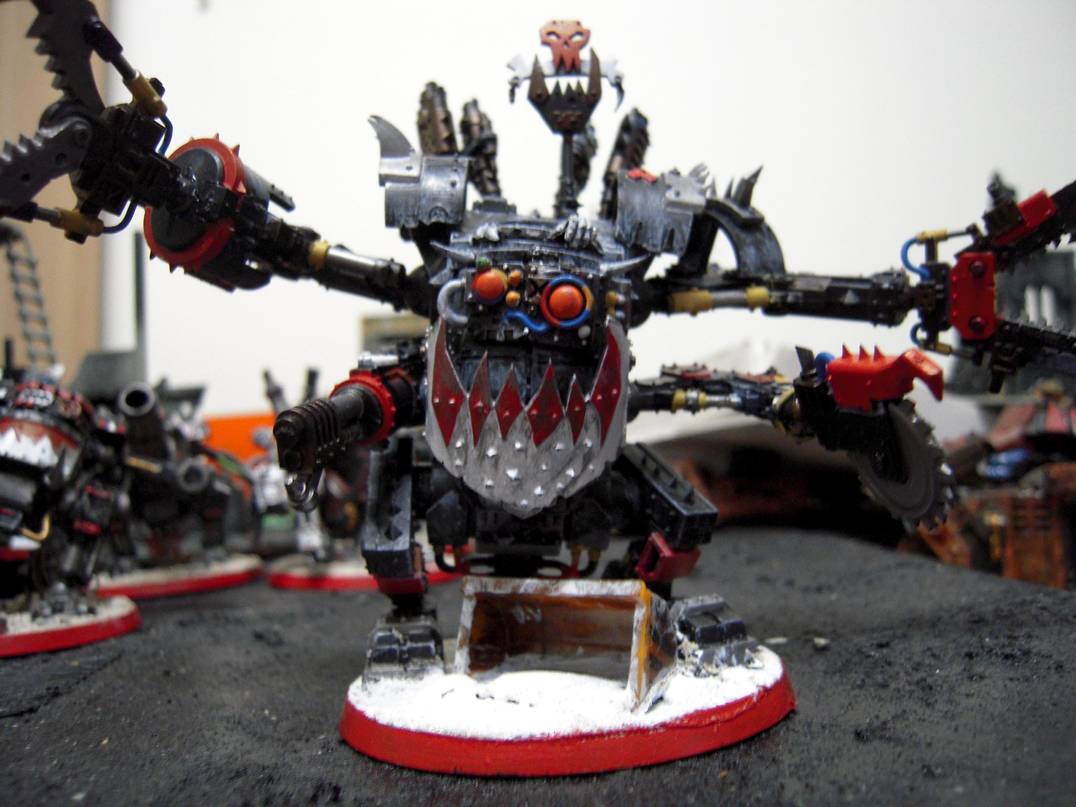 Deff Dred, Dreadnought, Killa Kan, Orks, Snow, Stomp, Warhammer 40,000