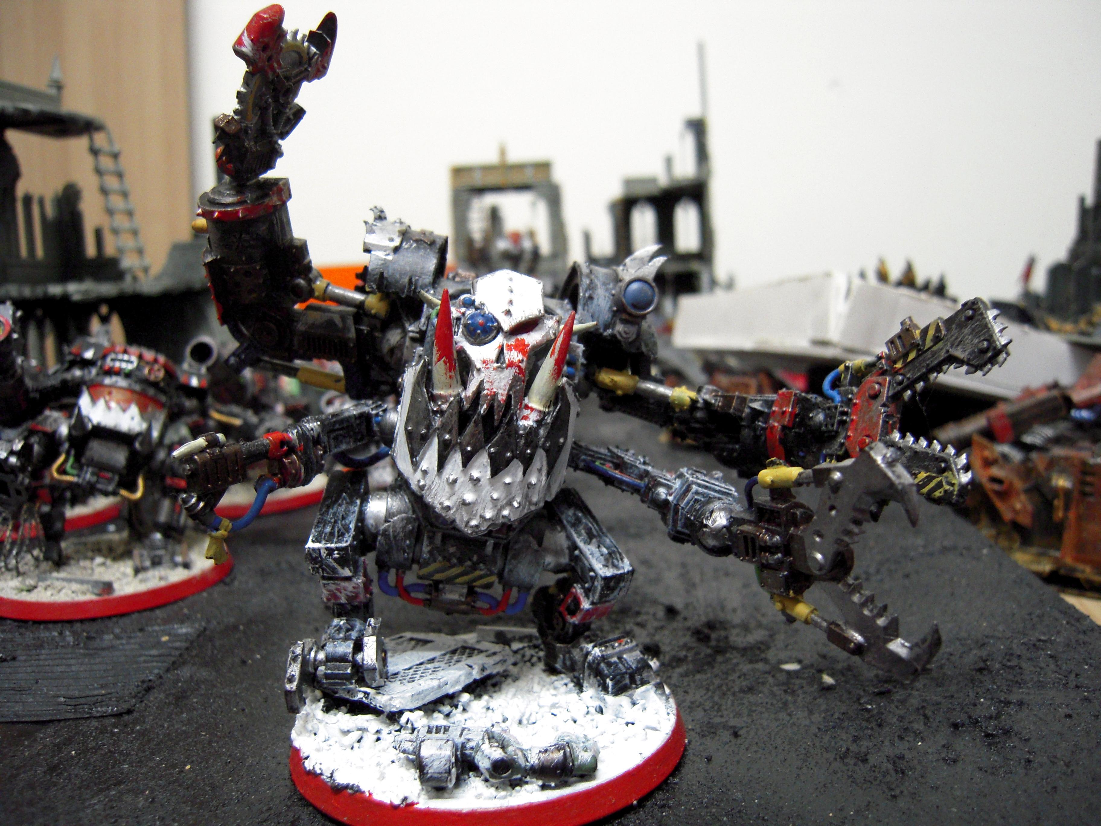Deff Dred, Dreadnought, Killa Kan, Orks, Robot, Snow, Warhammer 40,000