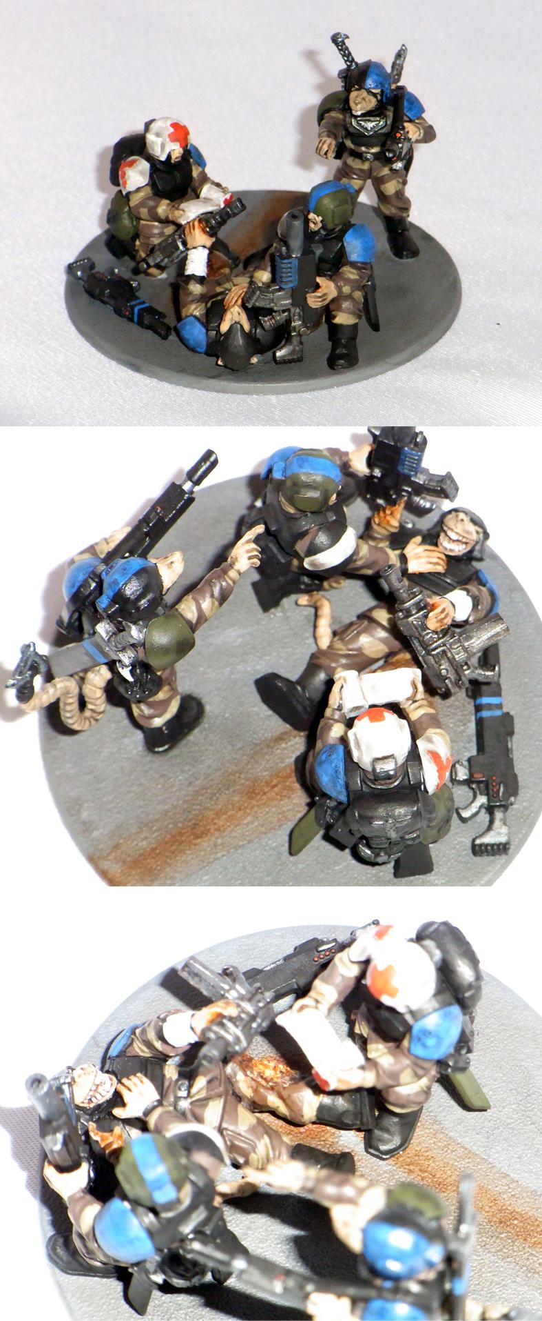 Guard, Human, Imperial, Injury, Korbenn, Medic, Officer, Rat, Skaven