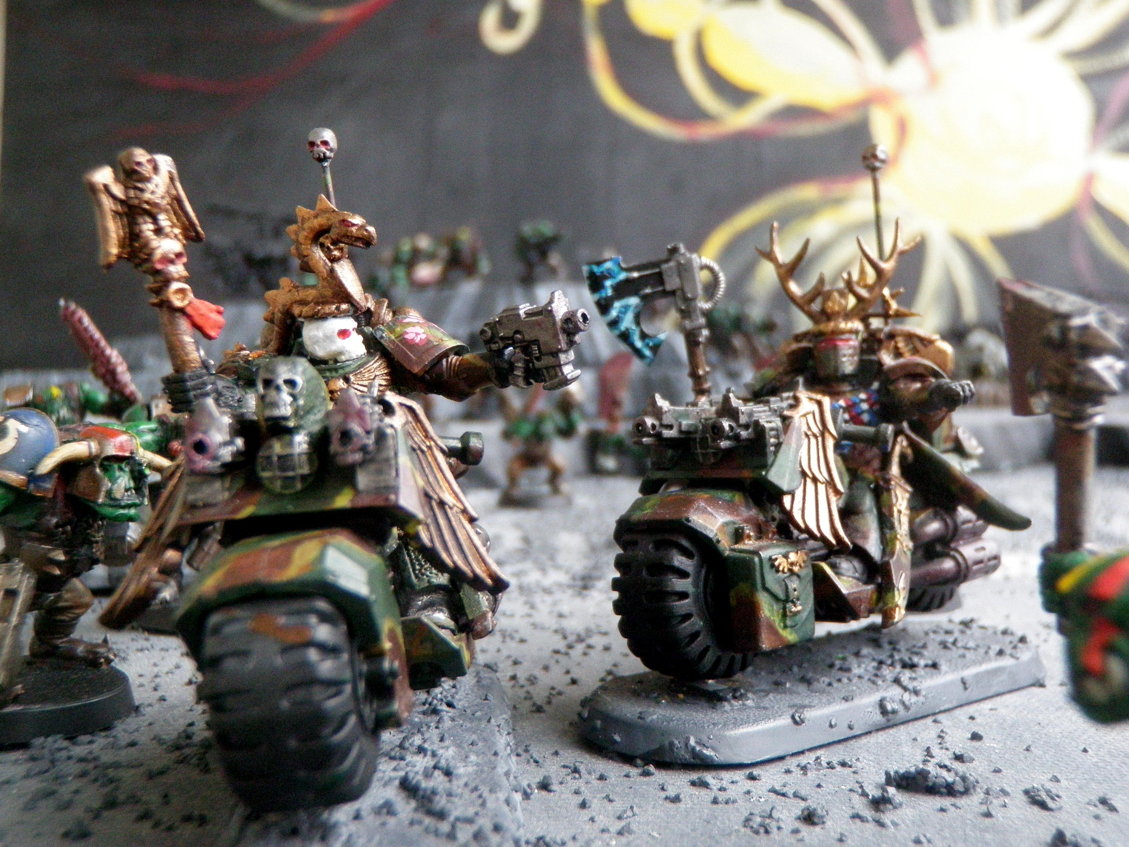 Baratheon, Bike Chaplain Captain, Camouflage, Space Marines