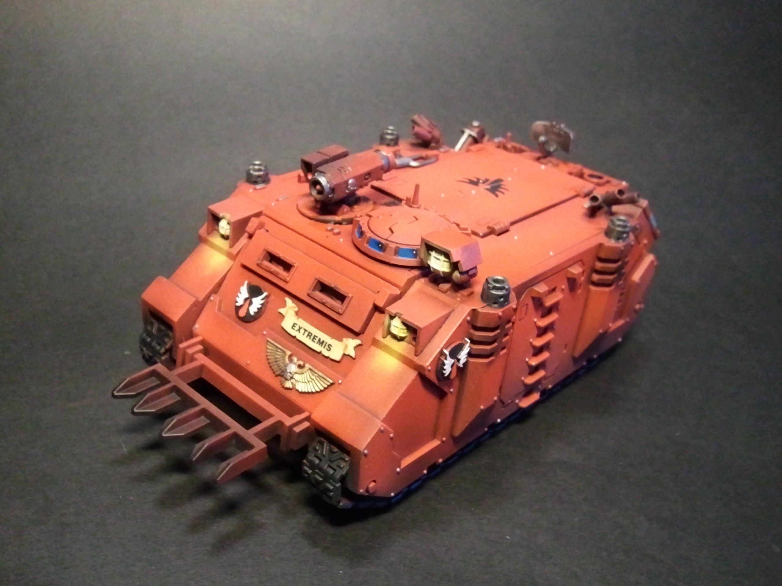 Blood Angels, Object Source Lighting, Rhino, Space Marines, Warhammer 40,000