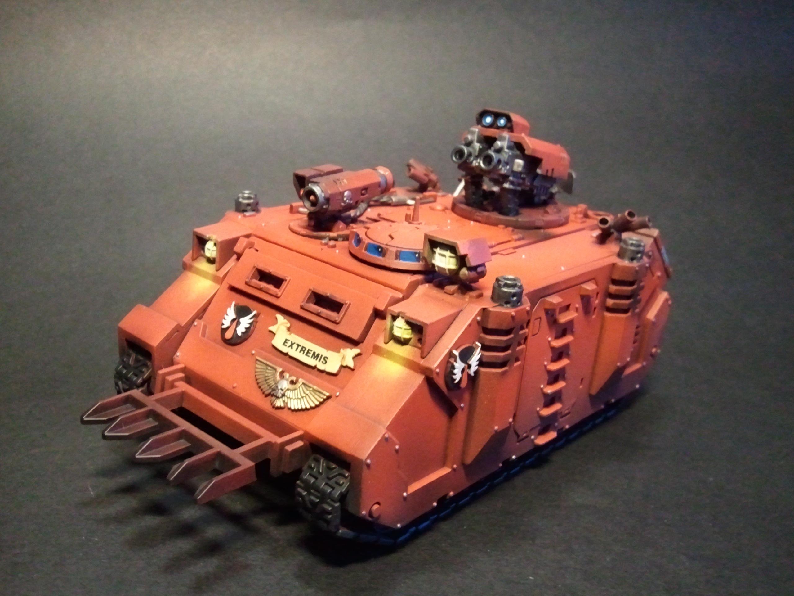 Blood Angels, Object Source Lighting, Rhino, Space Marines