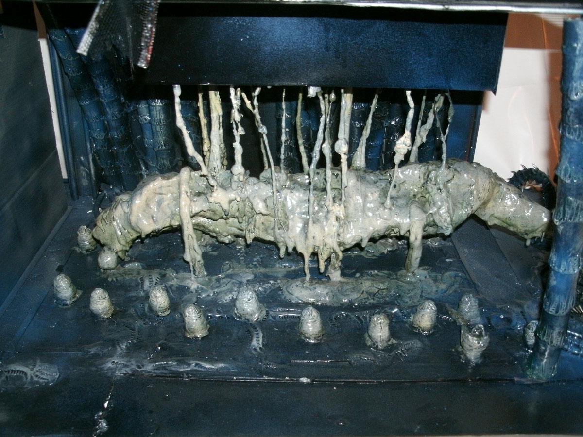 Alien Queen, Alienids, Conversion, Diorama, Tervigon, Trygon, Tyranids