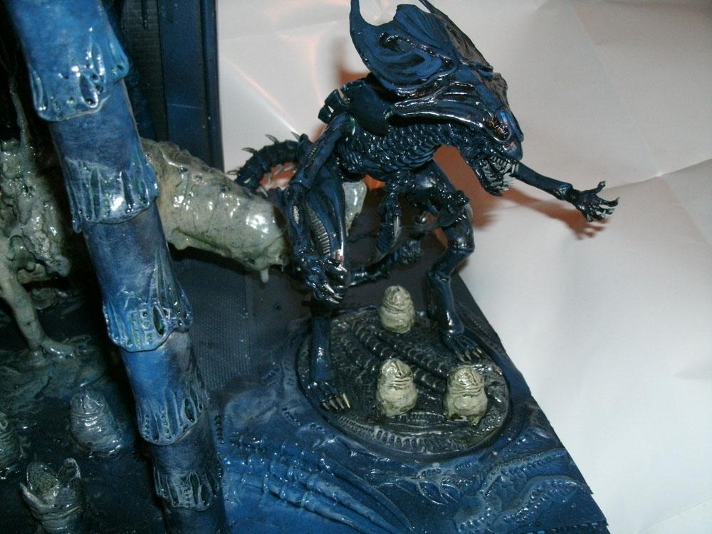 Alien Queen, Alienids, Conversion, Diorama, Tervigon, Trygon, Tyranids