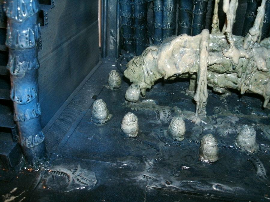 Alien Queen, Alienids, Conversion, Diorama, Tervigon, Trygon, Tyranids