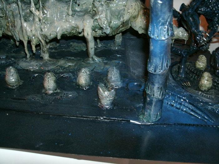 Alien Queen, Alienids, Conversion, Diorama, Tervigon, Trygon, Tyranids