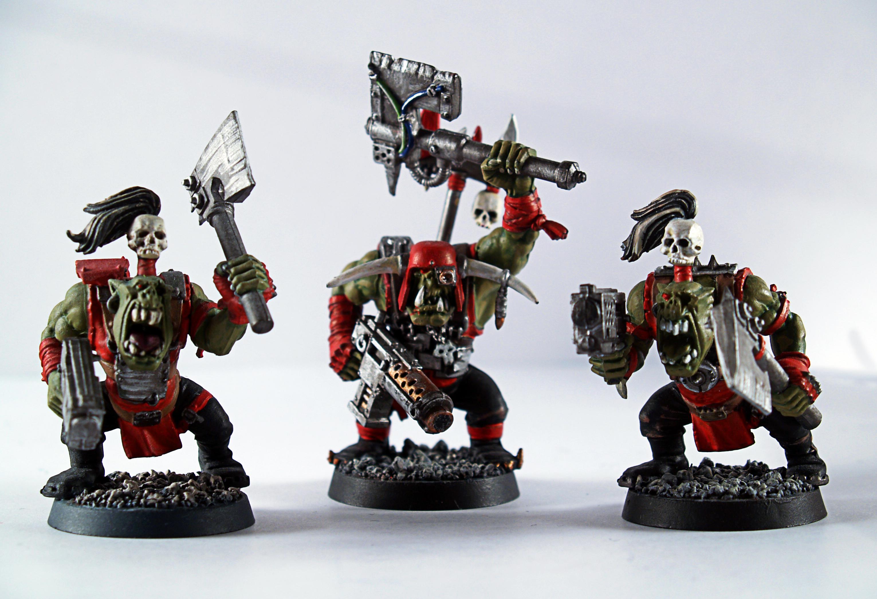 Boy, Evil Suns, Evil Sunz, Greenskins, Orks, Red, Sluggaboyz, Warhammer 40,000