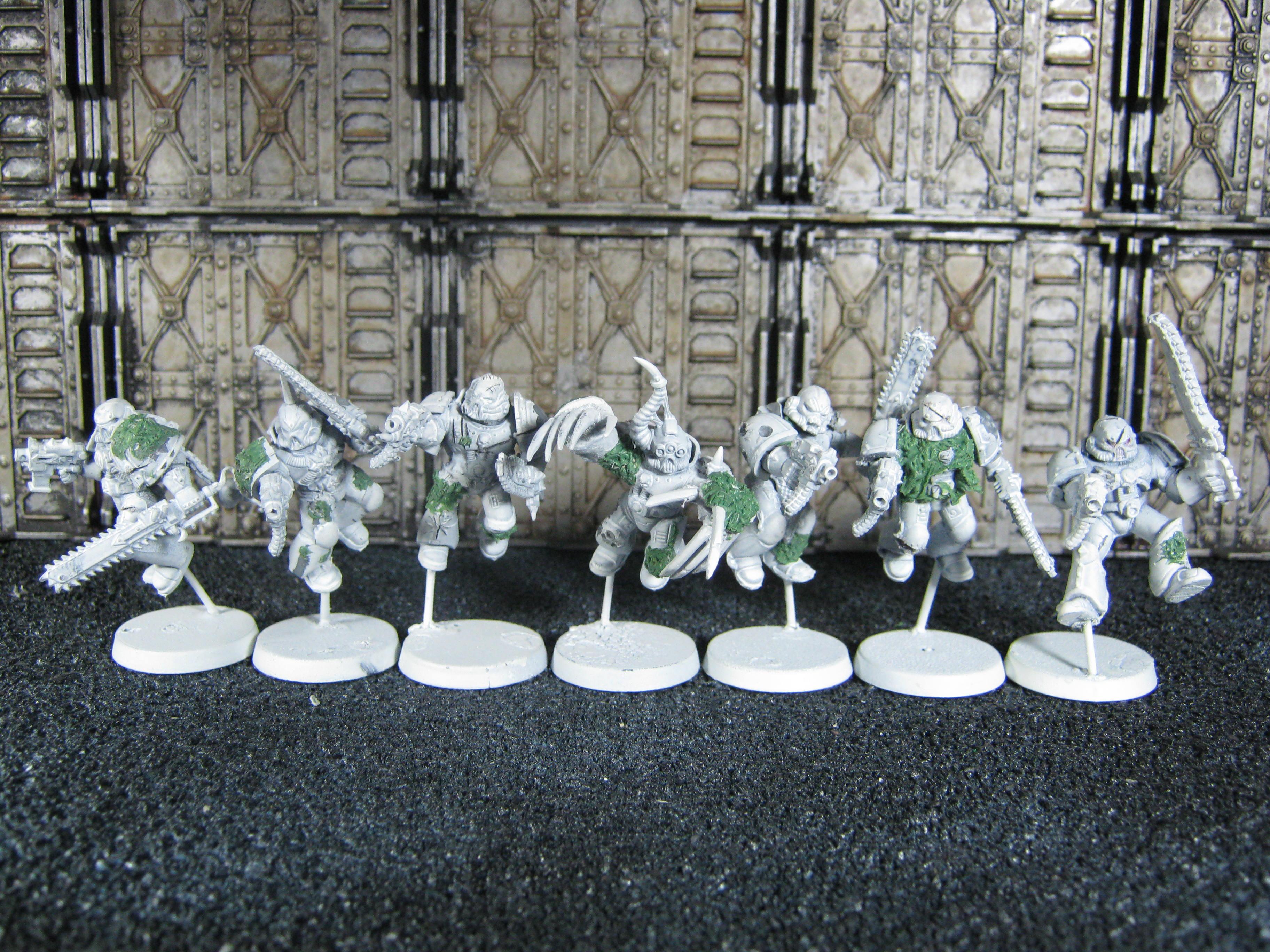 Chaos Space Marines, Conversion, Death Guard, Nurgle, Plague Marines, Raptors, Warhammer 40,000