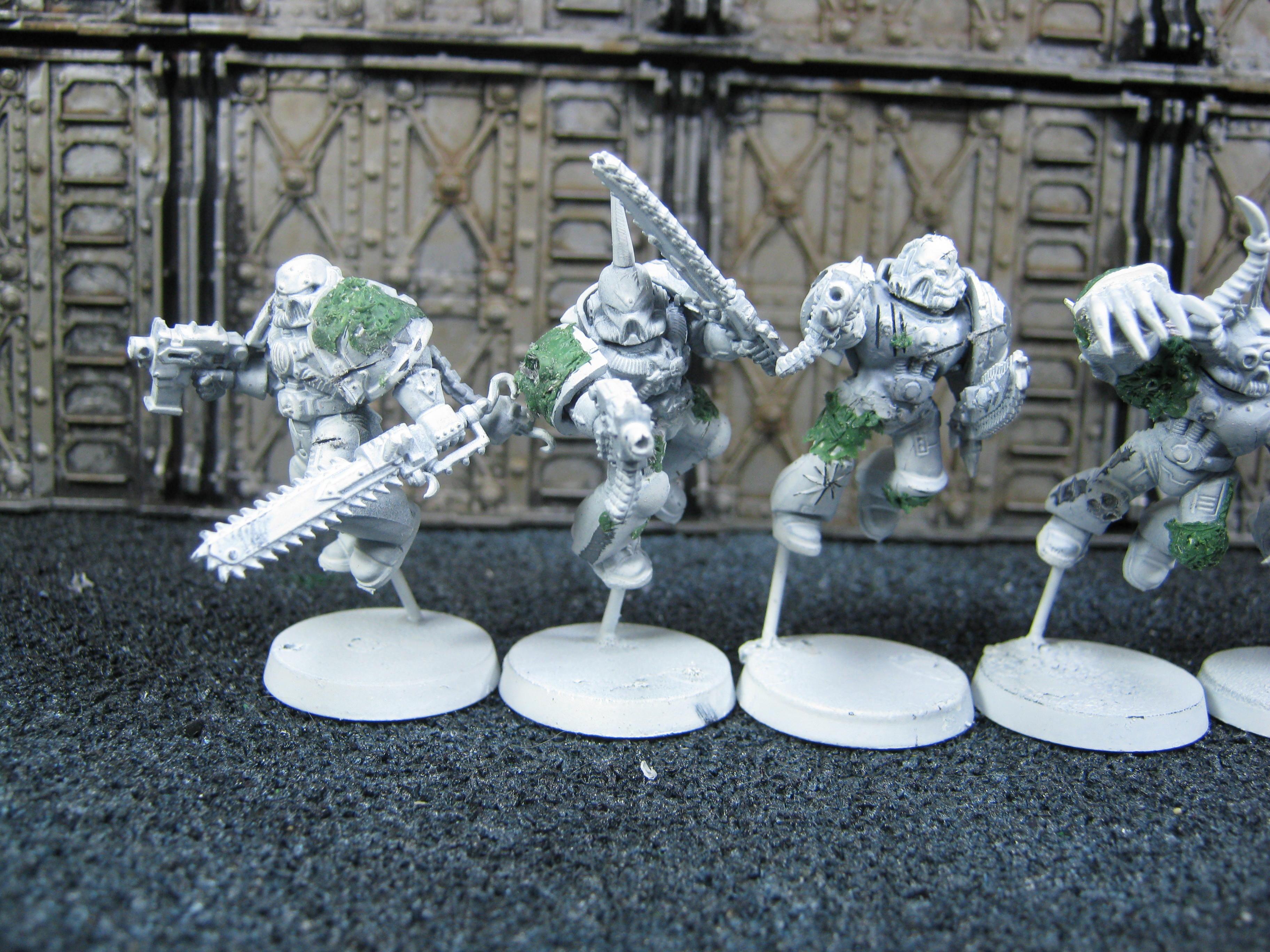Chaos Space Marines, Conversion, Death Guard, Nurgle, Plague Marines, Raptors, Warhammer 40,000