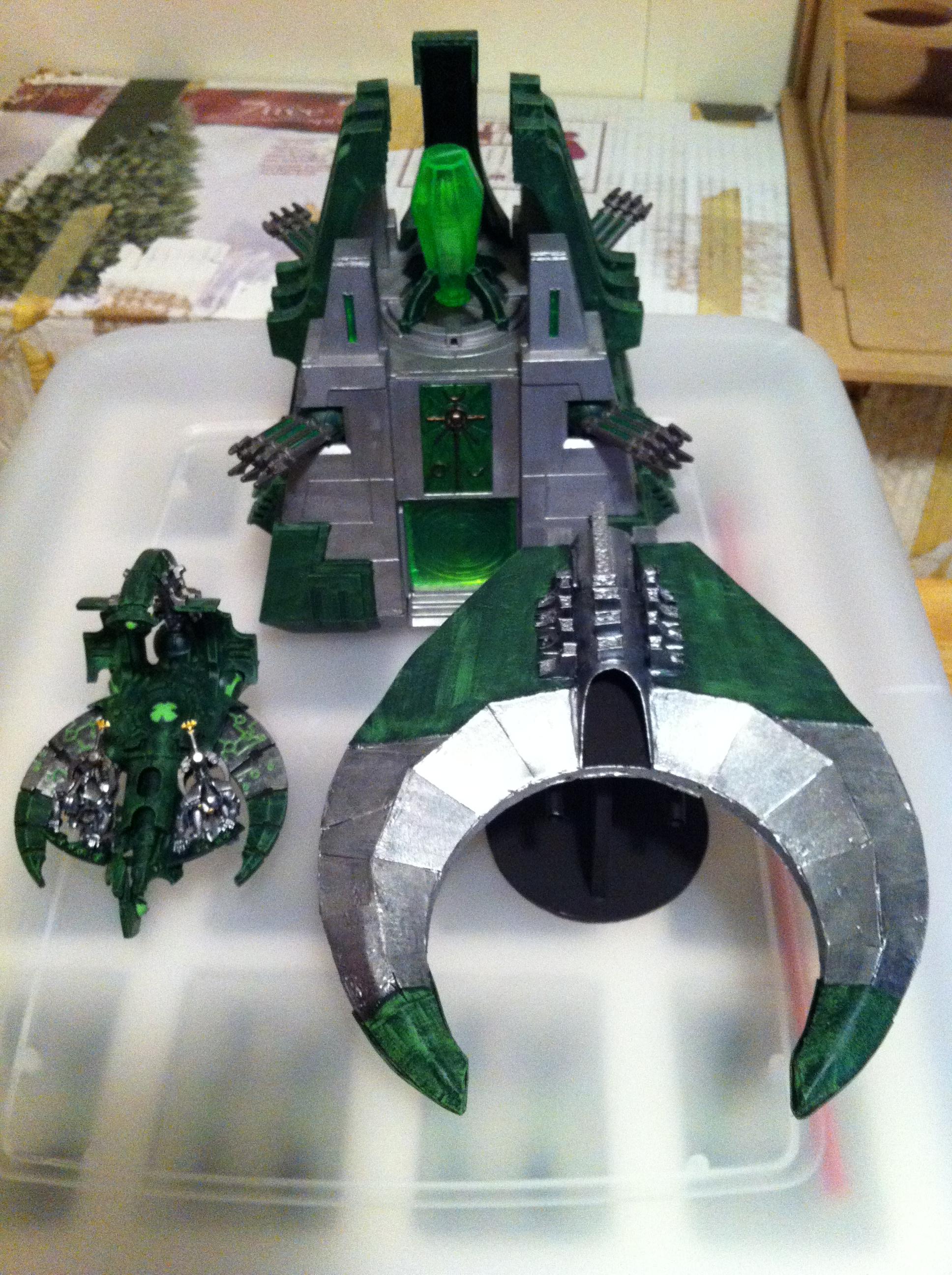 Conversion, Necrons, Night Scythe, Warhammer 40,000