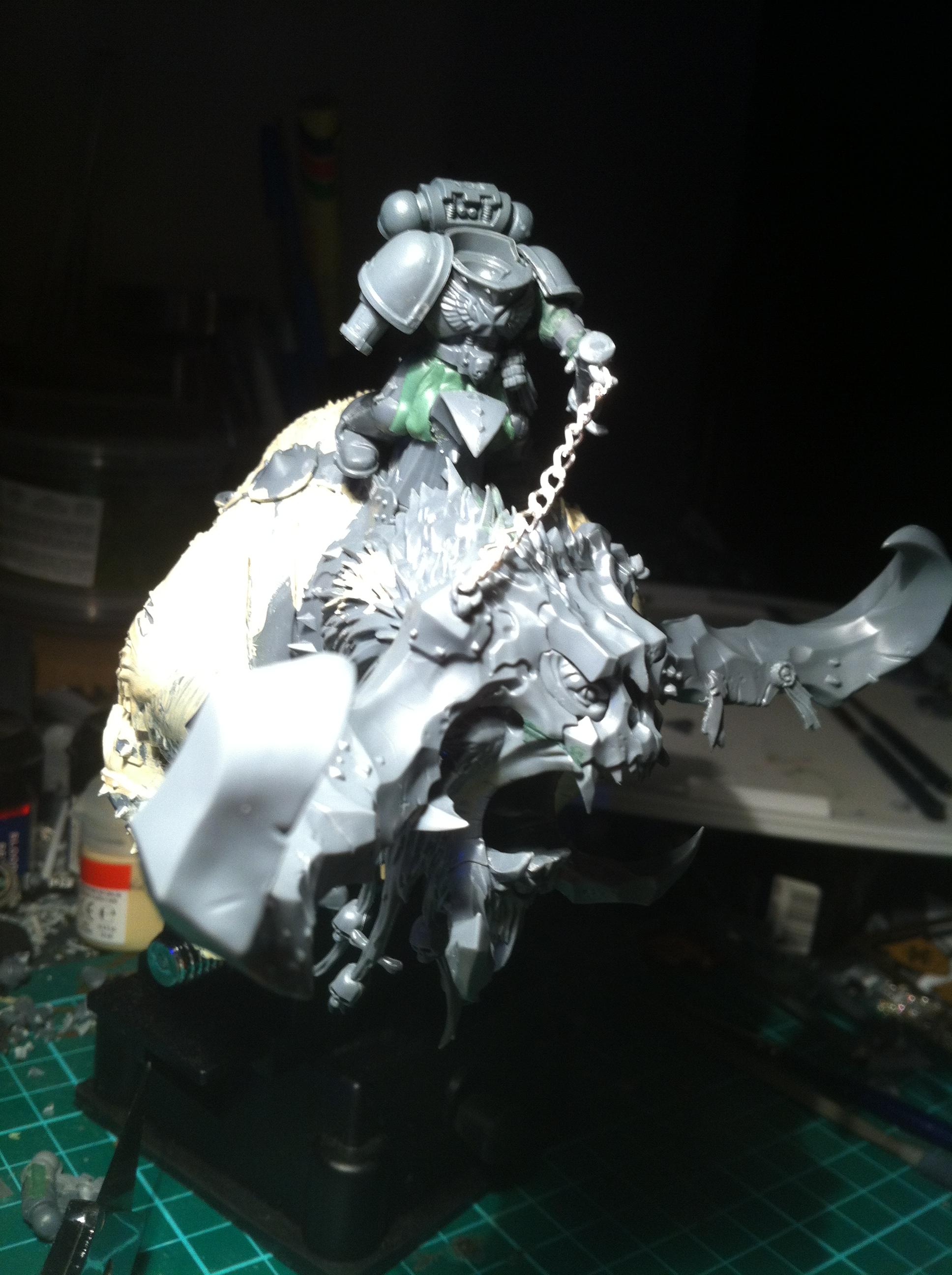 Black Templars, Orky Claws, Space Marines, Stonehorn, Work In Progress