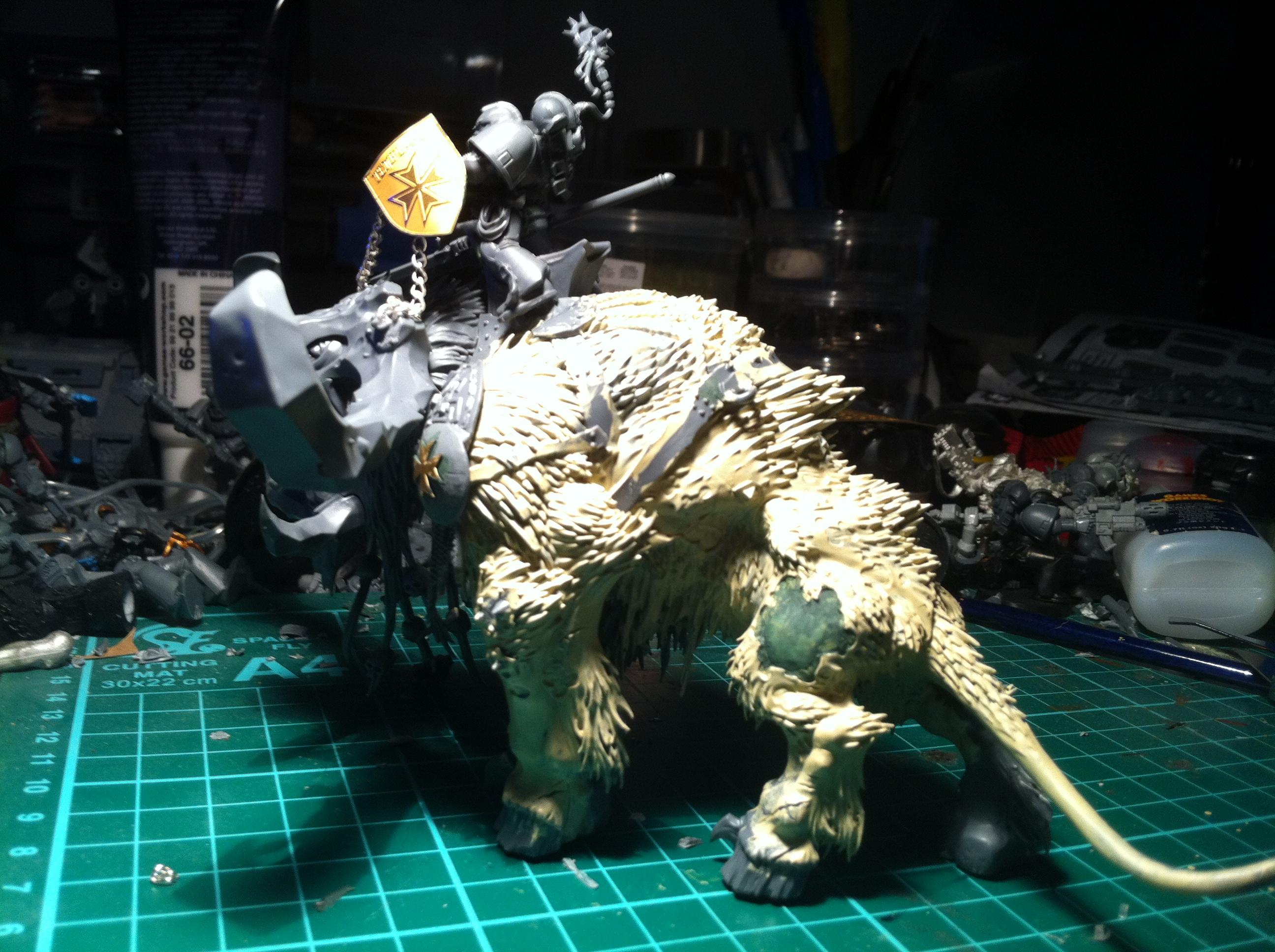 Black Templars, Orky Claws, Space Marines, Stonehorn, Work In Progress