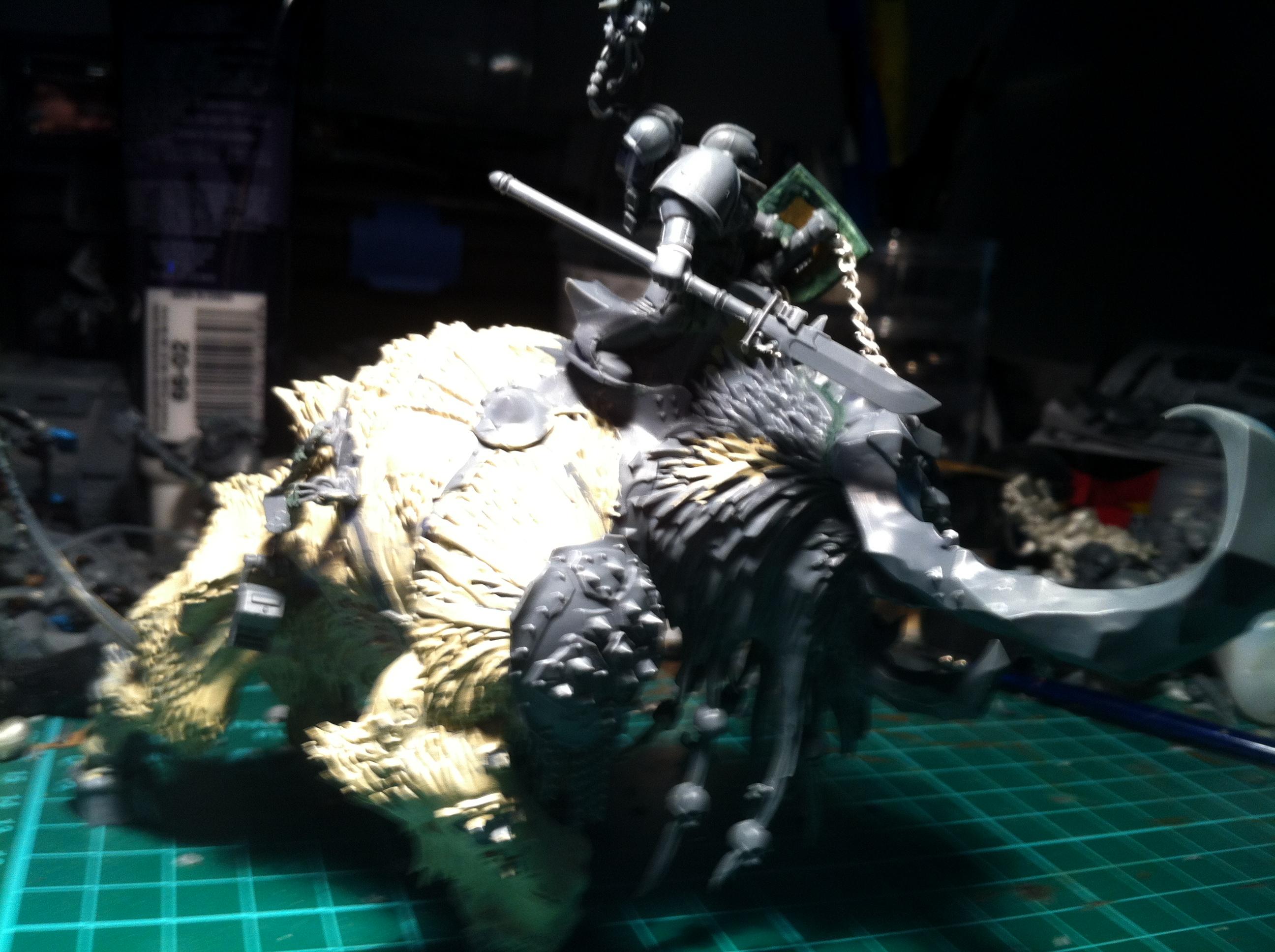 Black Templars, Orky Claws, Space Marines, Stonehorn, Work In Progress