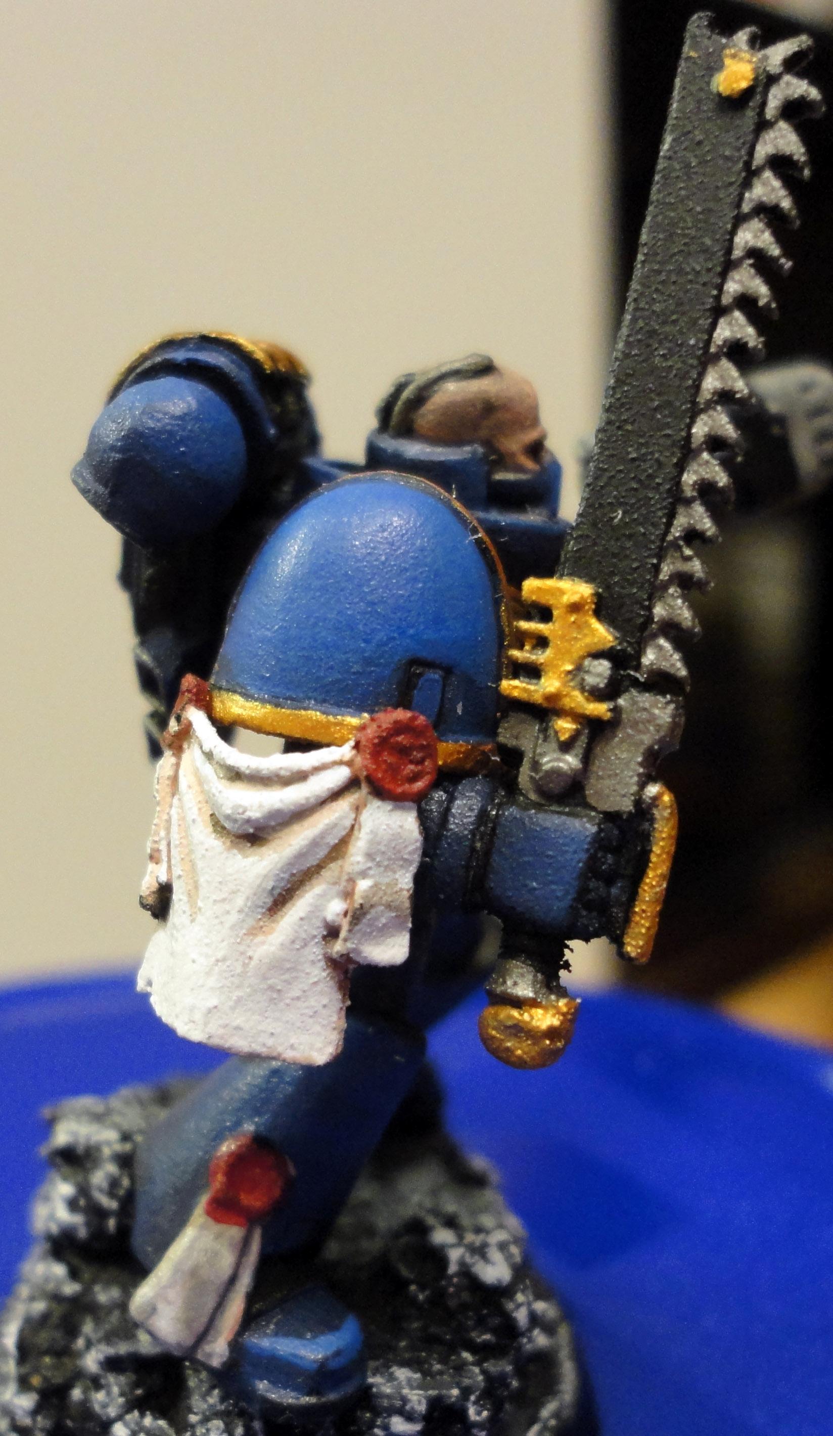 Assault, Chainsword, Plasma, Smurf, Ultramarines