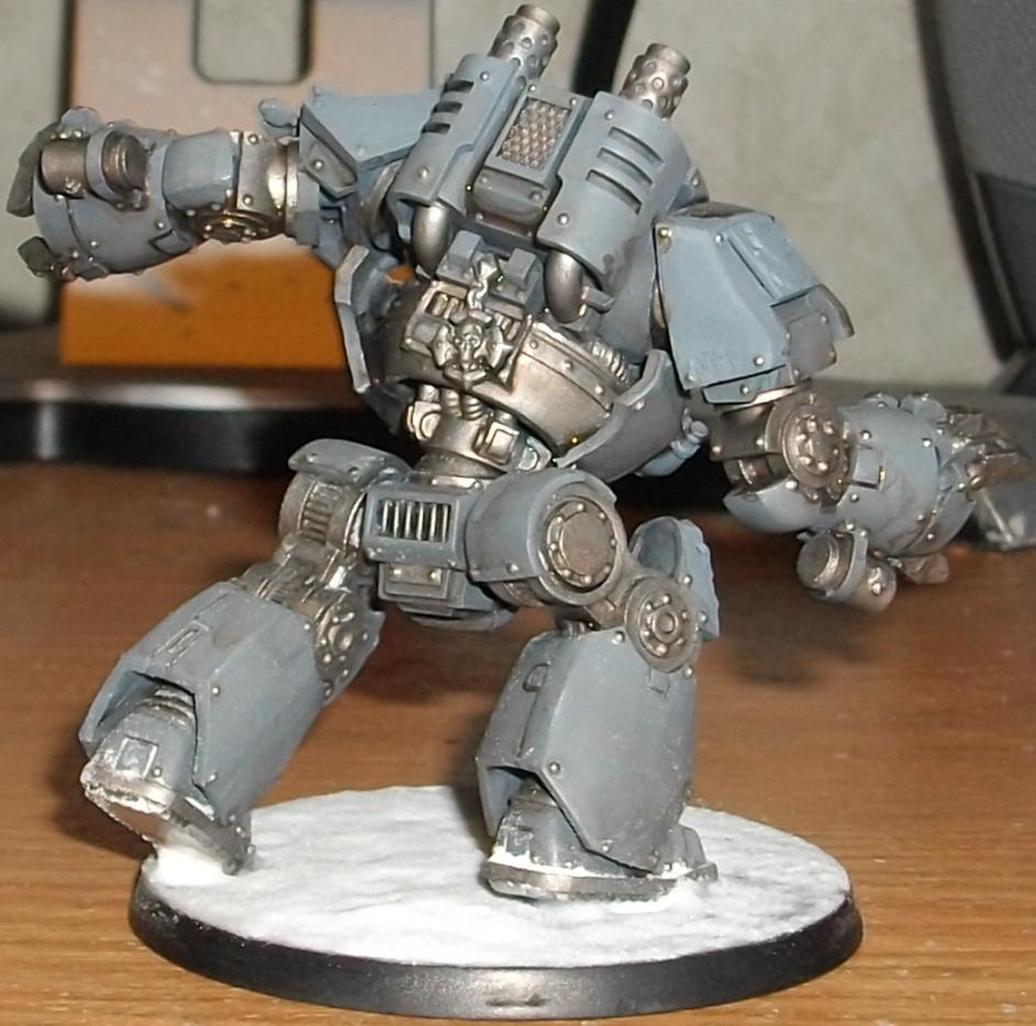 Airbrushed, Contemptor, Dreadnought, Space Wolves, Work In Progress