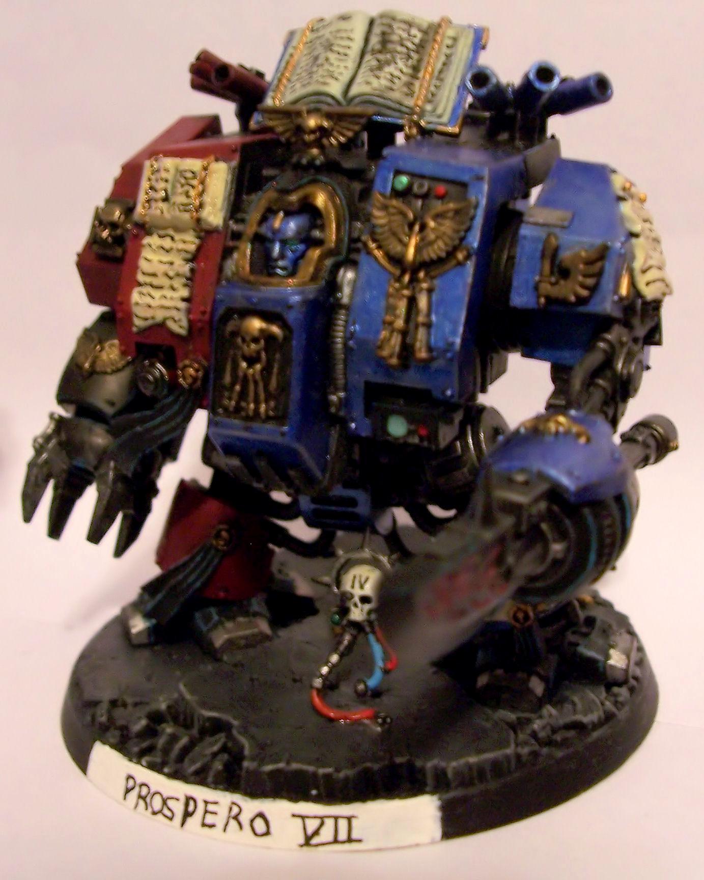 Blood Angels, Dreadnought, Librarian, Space Marines, Warhammer 40,000