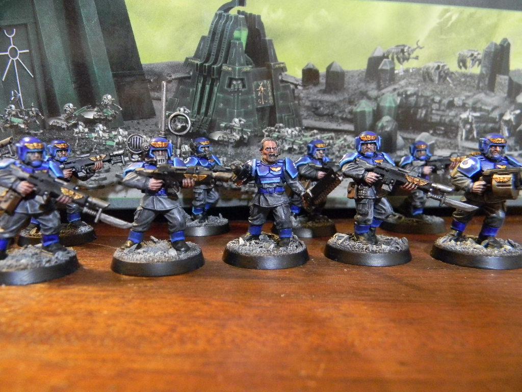 Imperial Guard, Infantry, Ultramarines, Urban Base