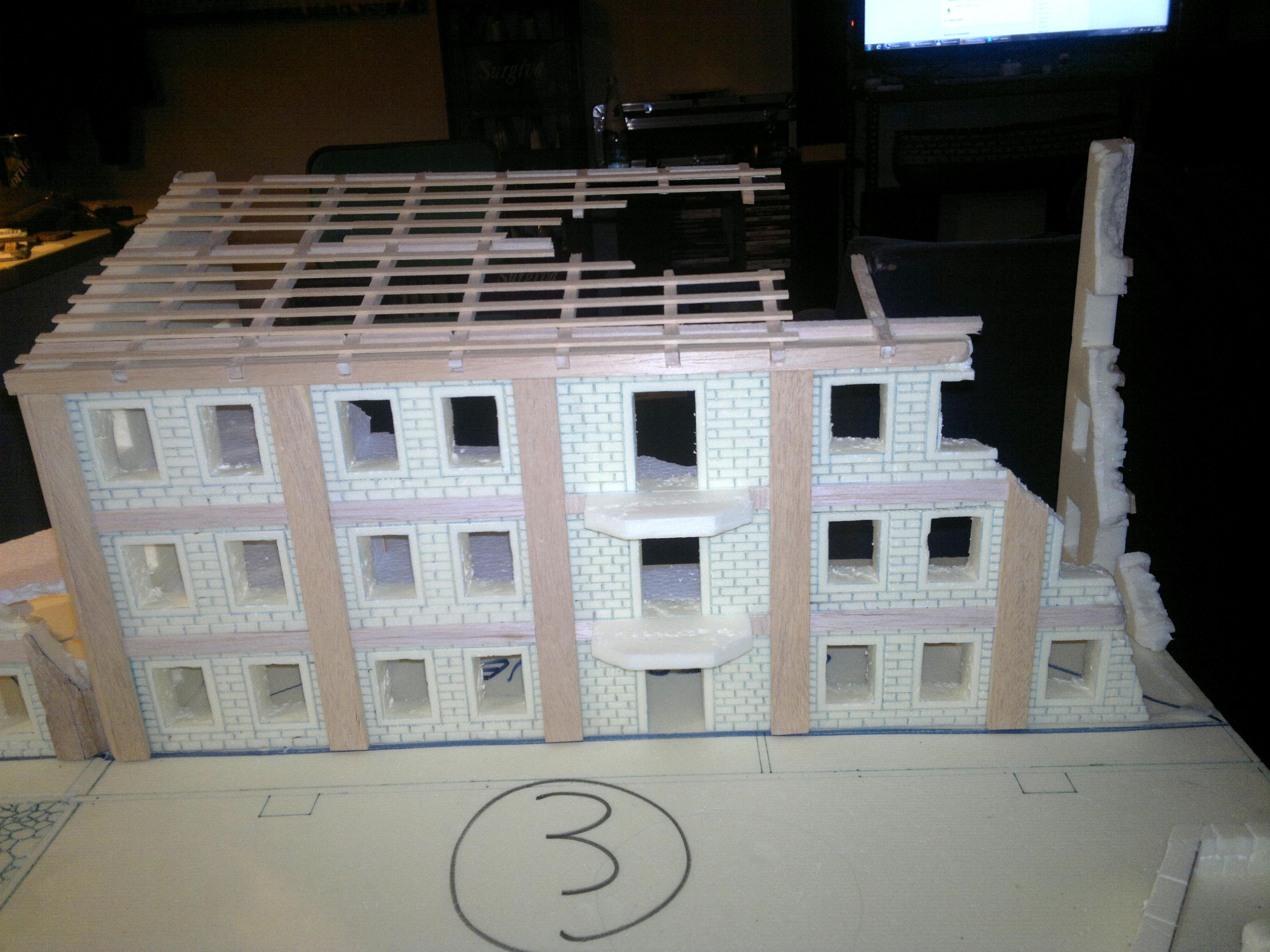 City, Ruin, Terrain, Urban, Work In Progress, World War 2