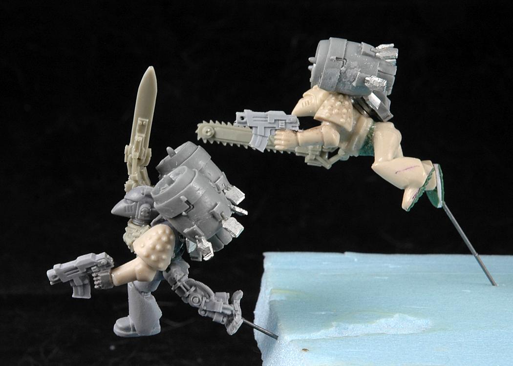 Assault Marines, Mantis Warriors, Space Marines, Warhammer 40,000, Work In Progress