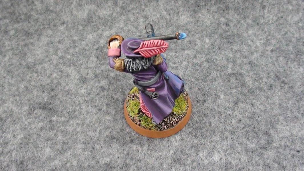 Commissar, Imperial Guard, Pimp, Pink, Purple