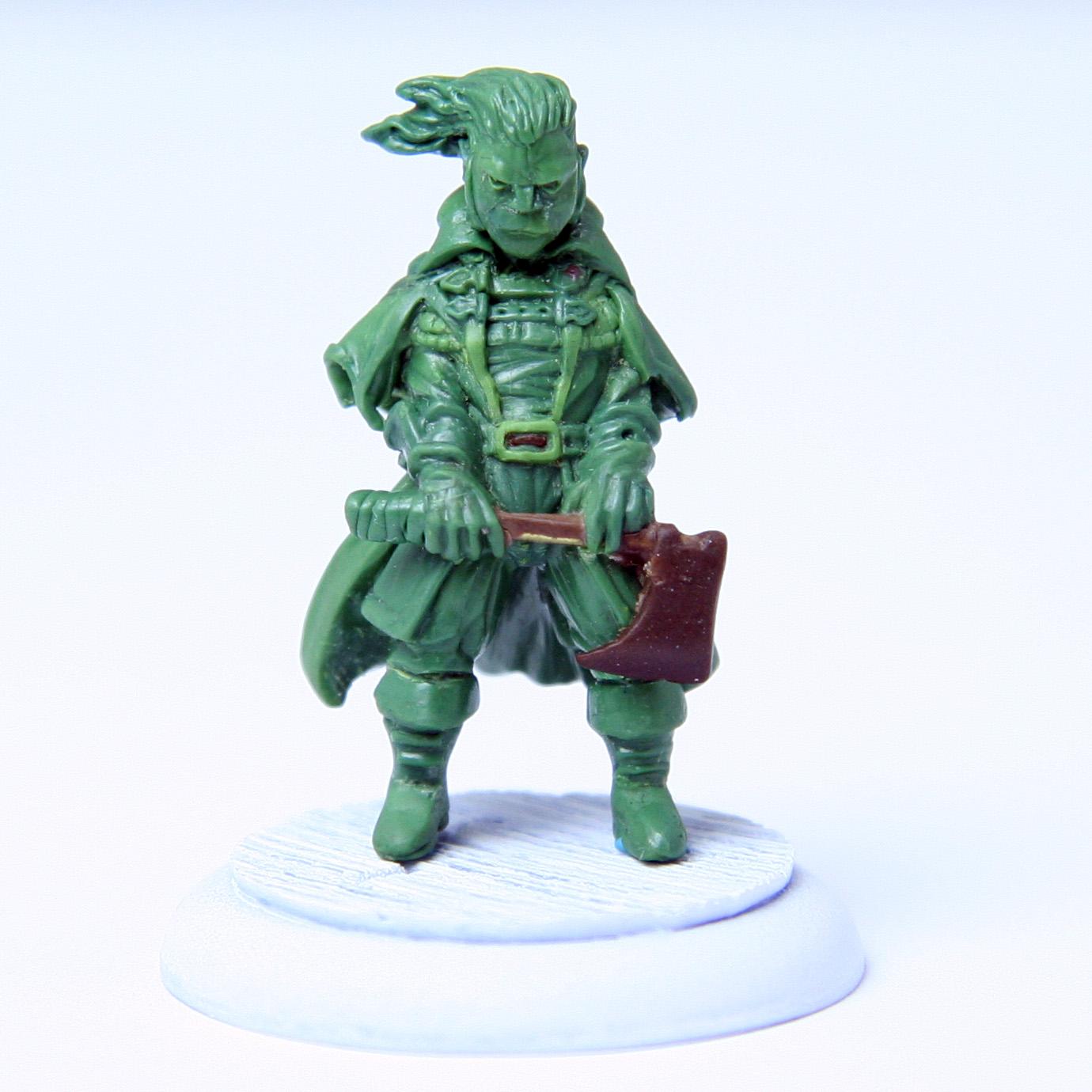 Green, Grine, Original, Pathfinders, Sculpting