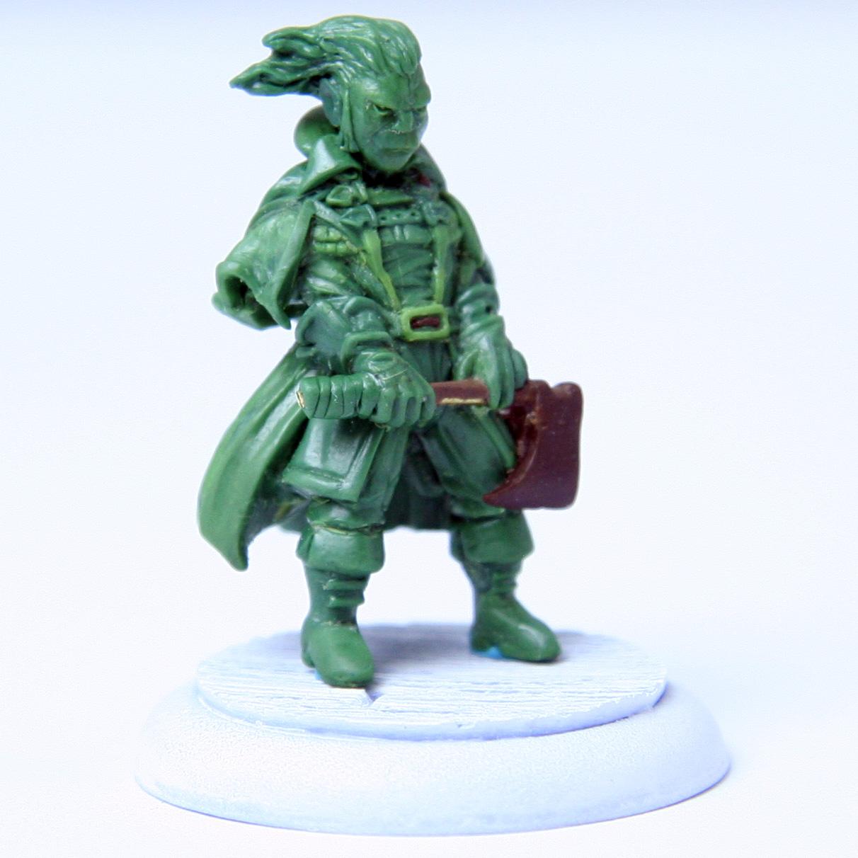 Green, Grine, Original, Pathfinders, Sculpting