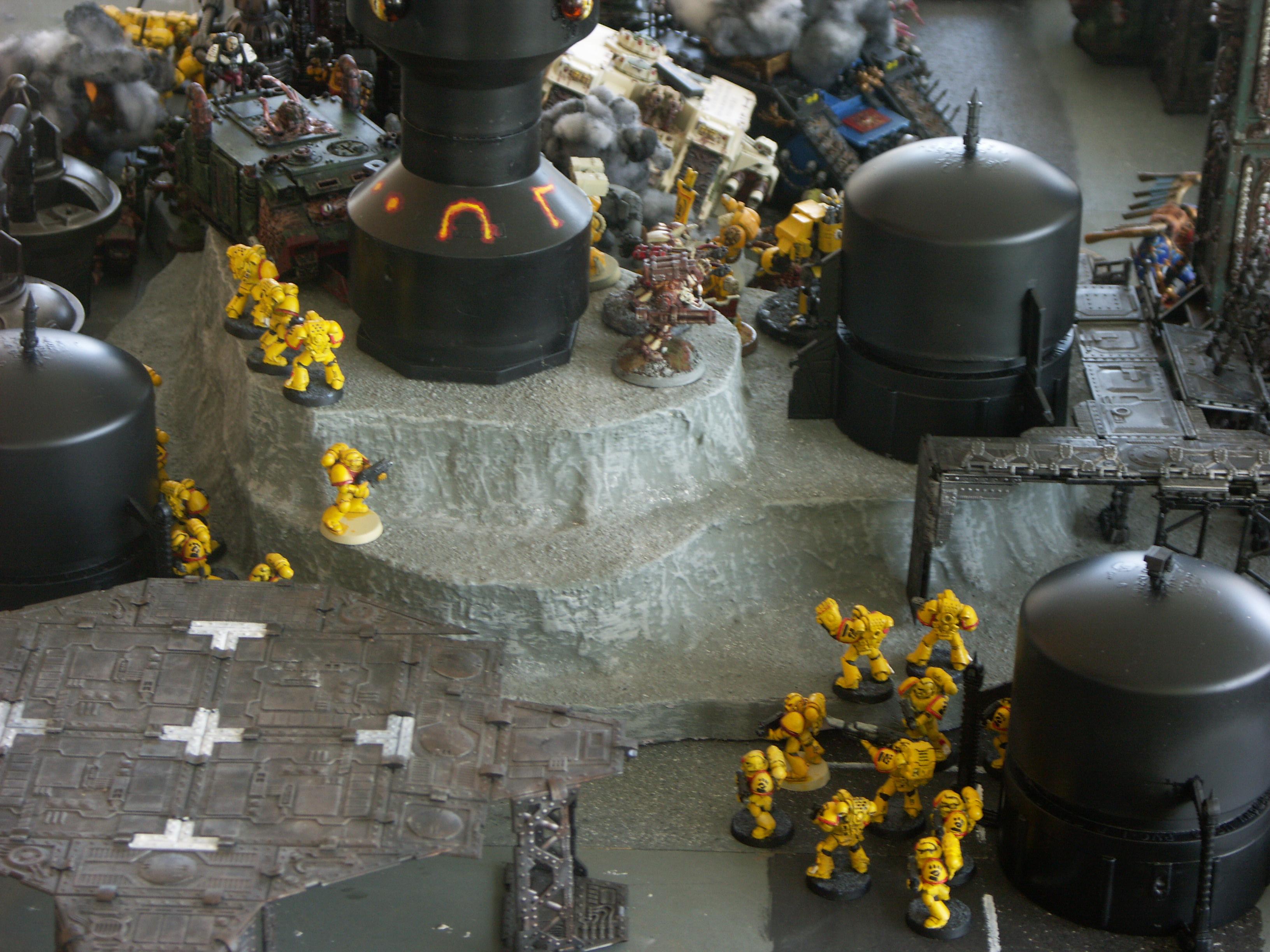 Apocalypse, Battle Report, Black Templars, Chaos, Imperial Fists, Nurgle, Planetstrike