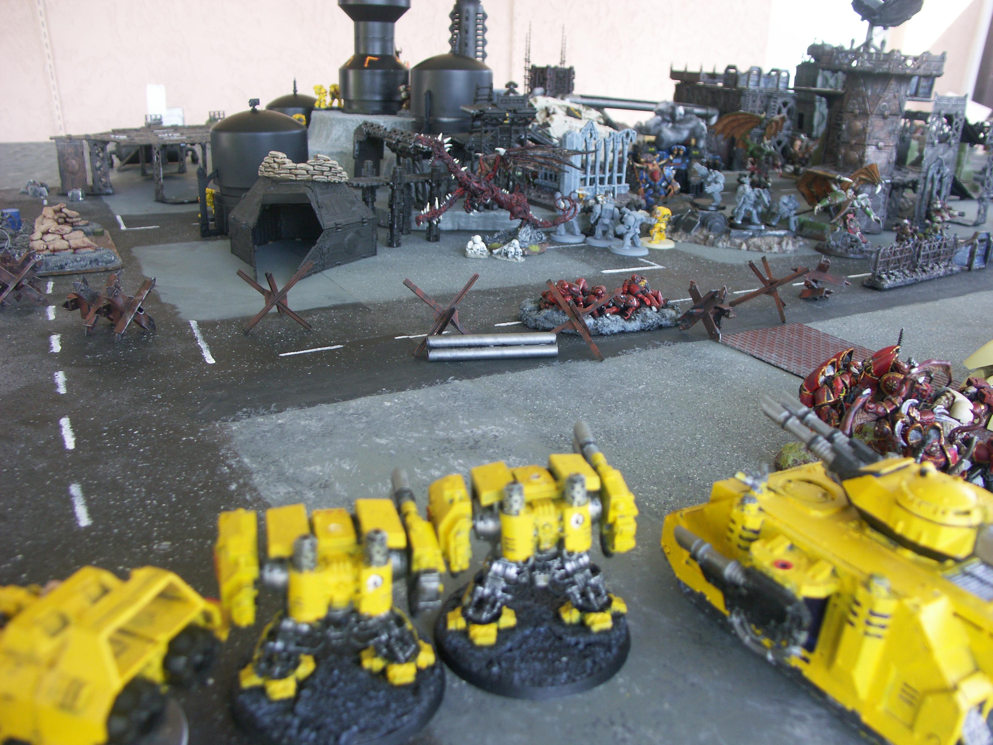 Apocalypse, Battle Report, Black Templars, Chaos, Imperial Fists, Nurgle, Planetstrike