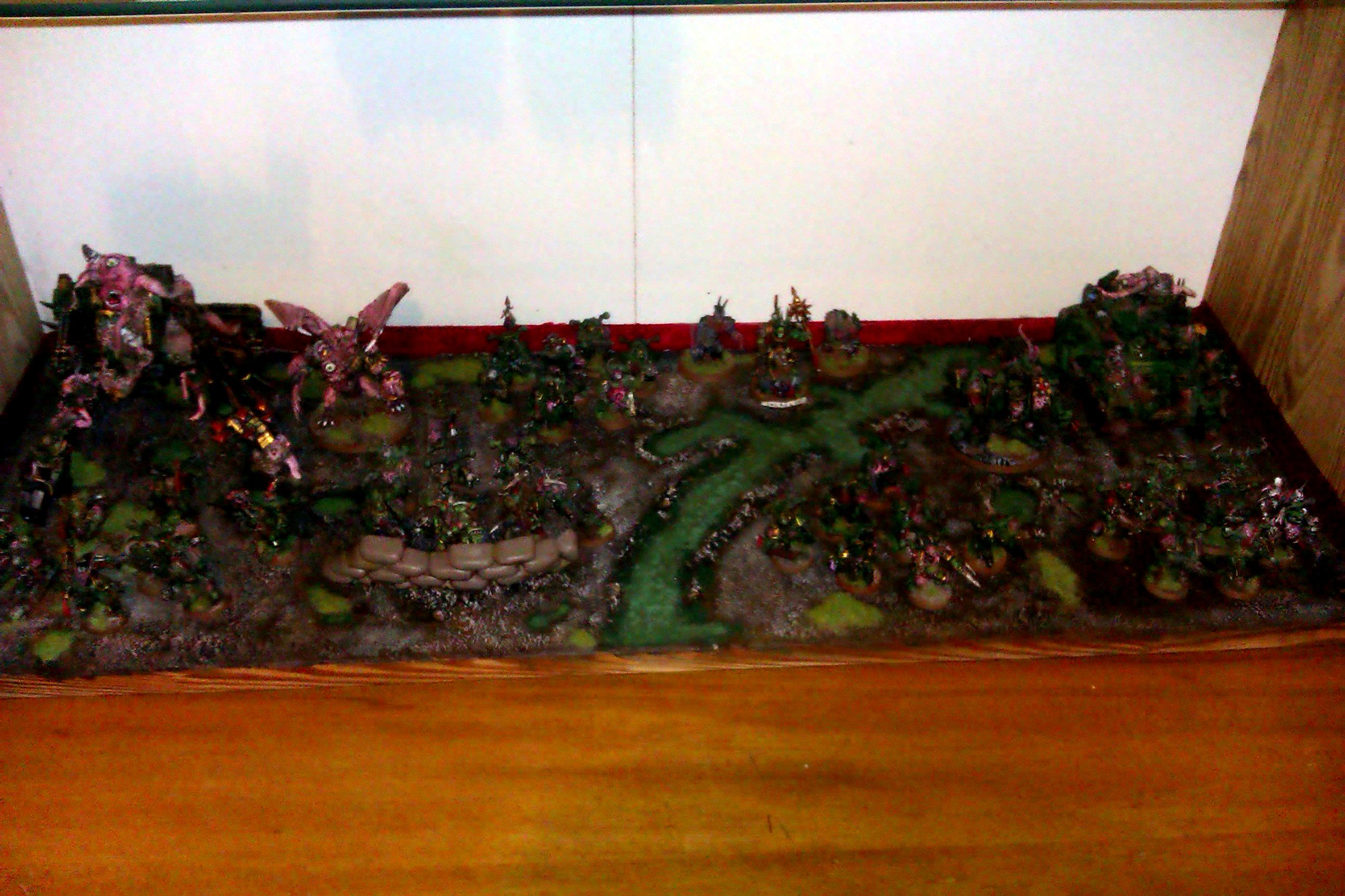 display Cabinet with models in