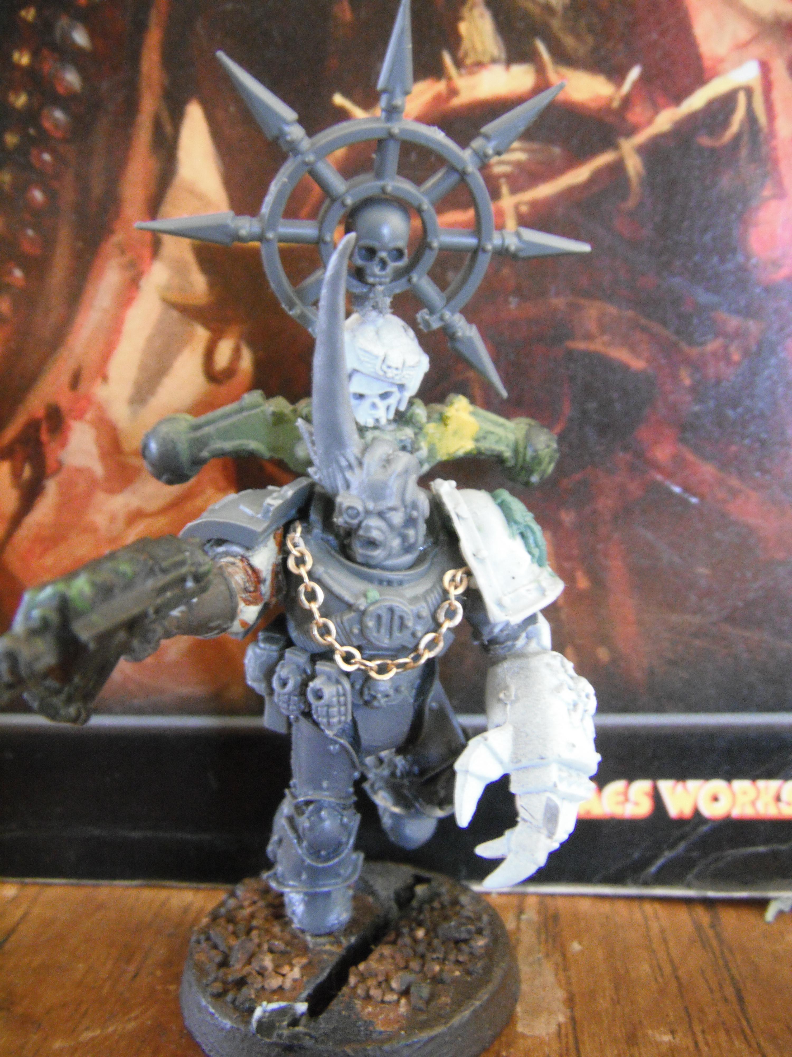 Black Legion, Chaos, Chaos Space Marines, Conversion, Sculpting