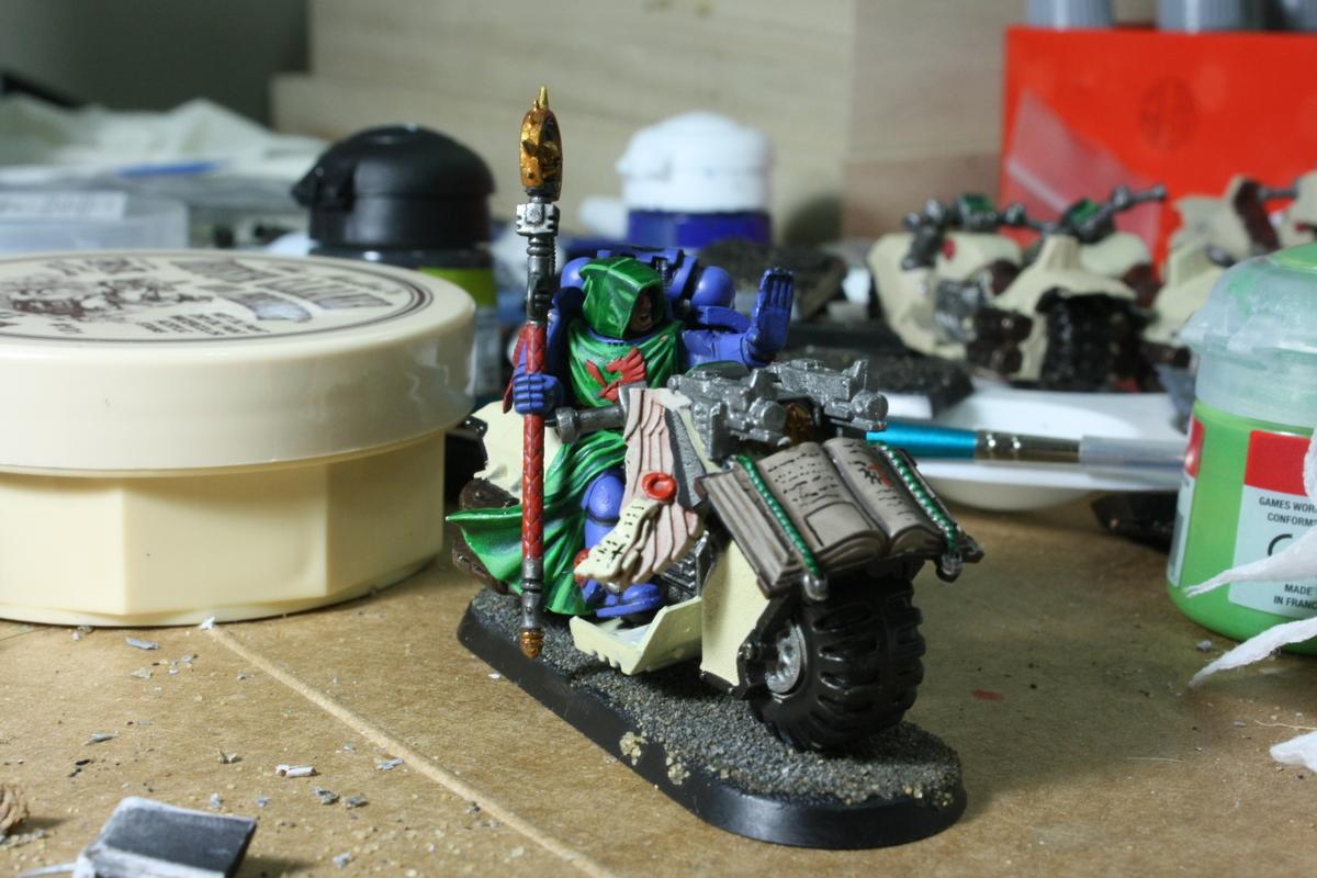 The librarian is complete is ready for battle