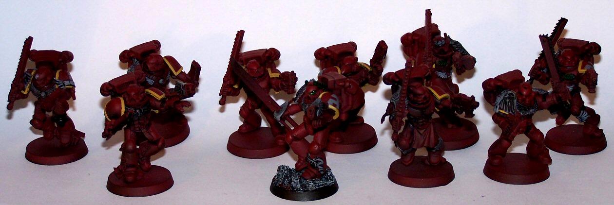 Assault Squad, Emperor's Wings, Space Marines, Work In Progress