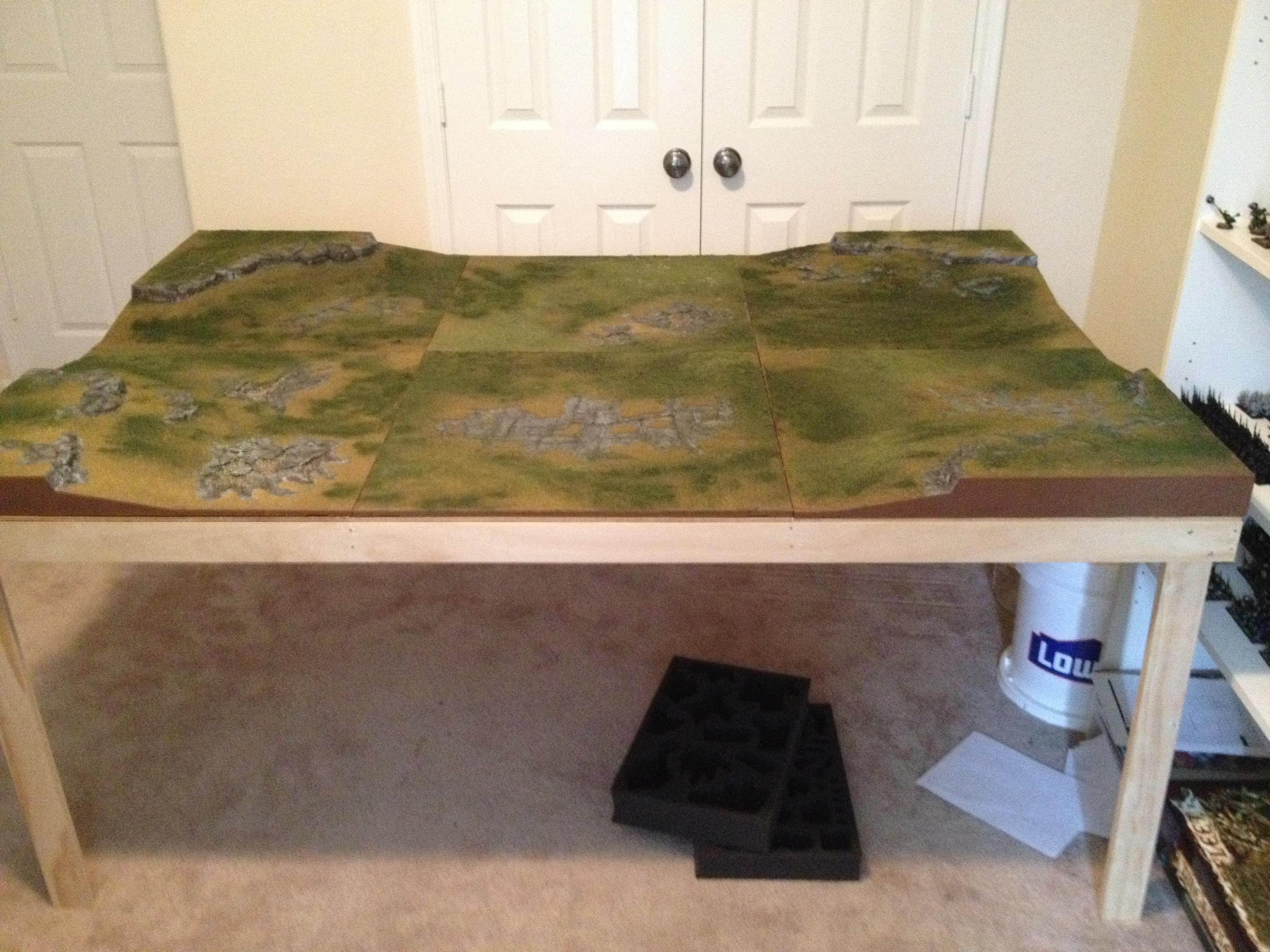Board, Game Table, Realm Of Battle, Terrain
