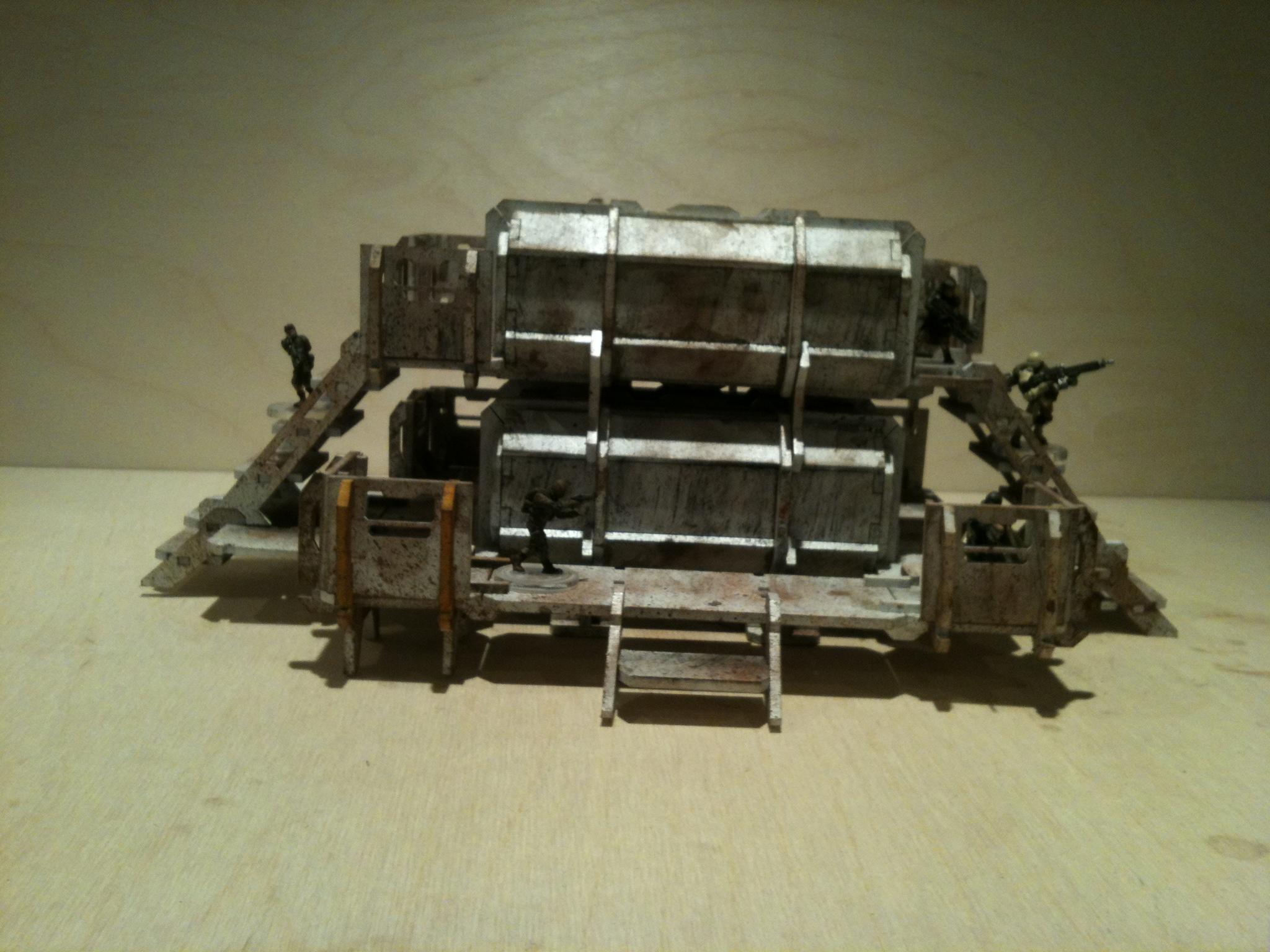 Side view, sort of wonky.  Figures added for scale purposes only!