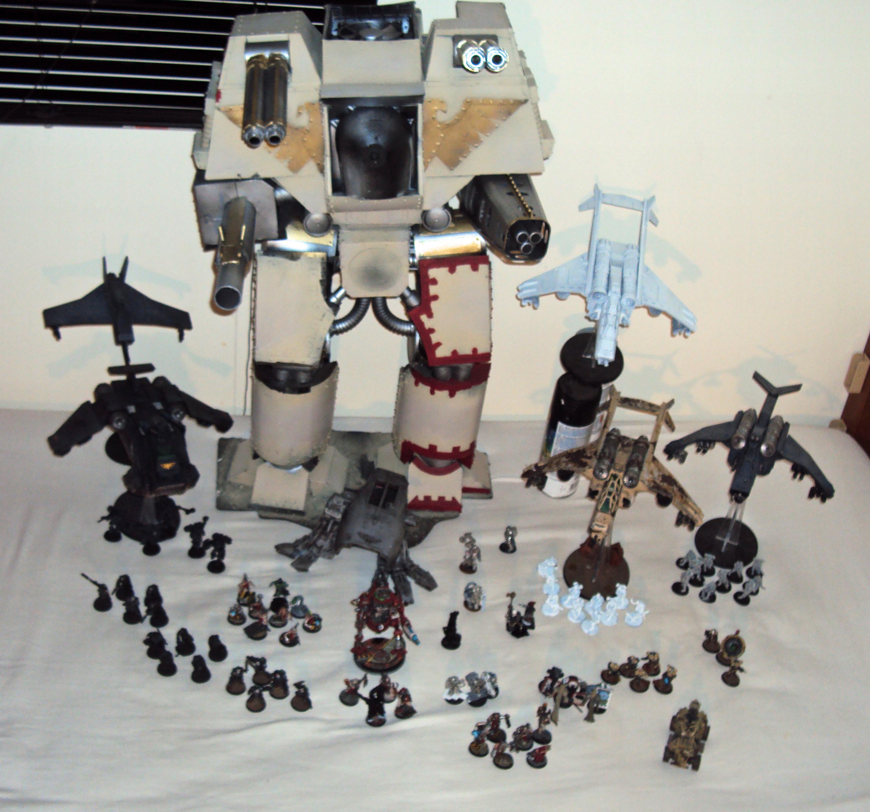 Adeptus Mechanicus, Elysian Drop Troops, Elysians, Imperial Guard, Titan, Valkyrie, Warhammer 40,000, Warlord