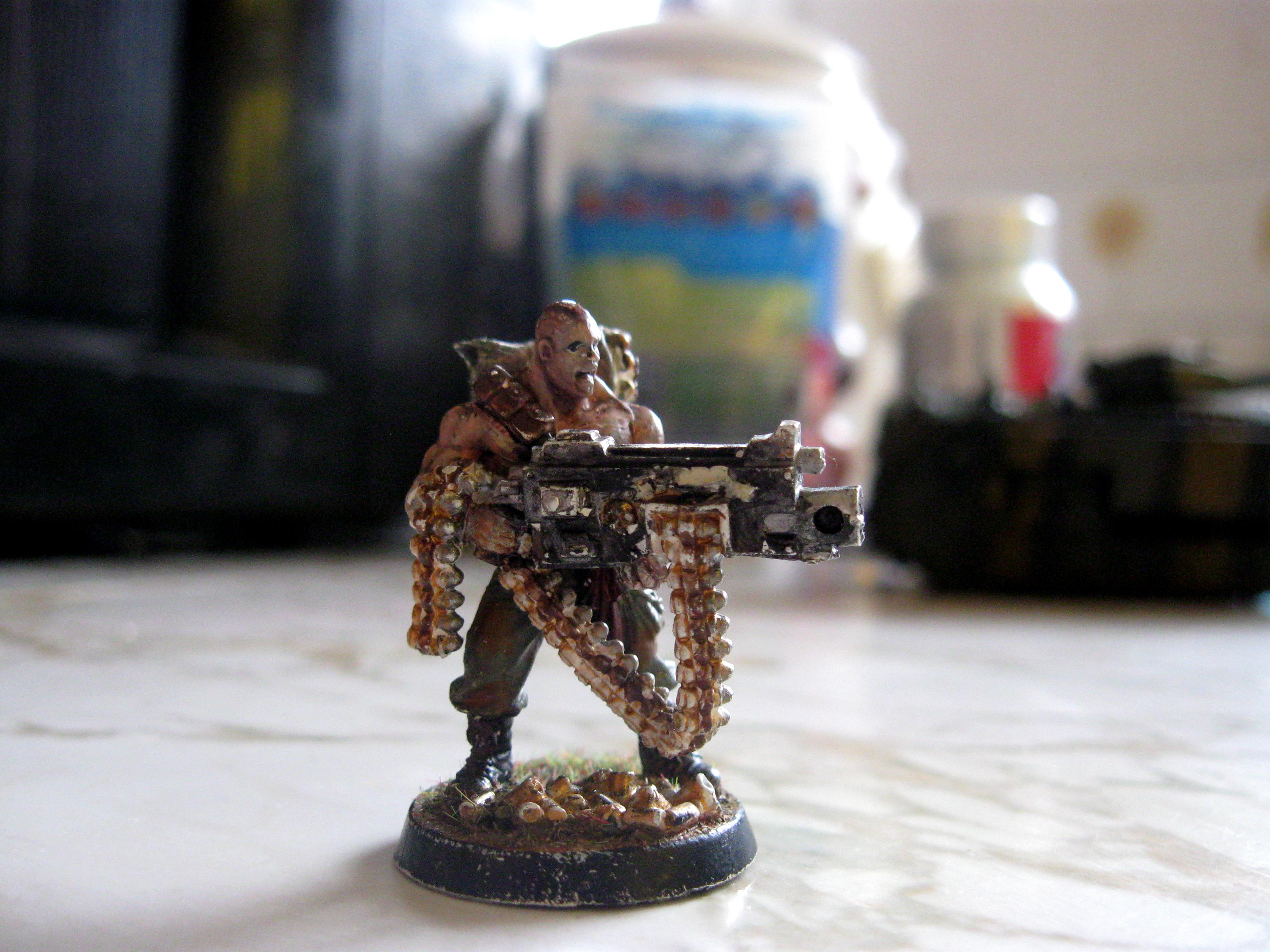 Catachan, Guard, Harker, Heavy Bolter, Imperial Guard, Veteran