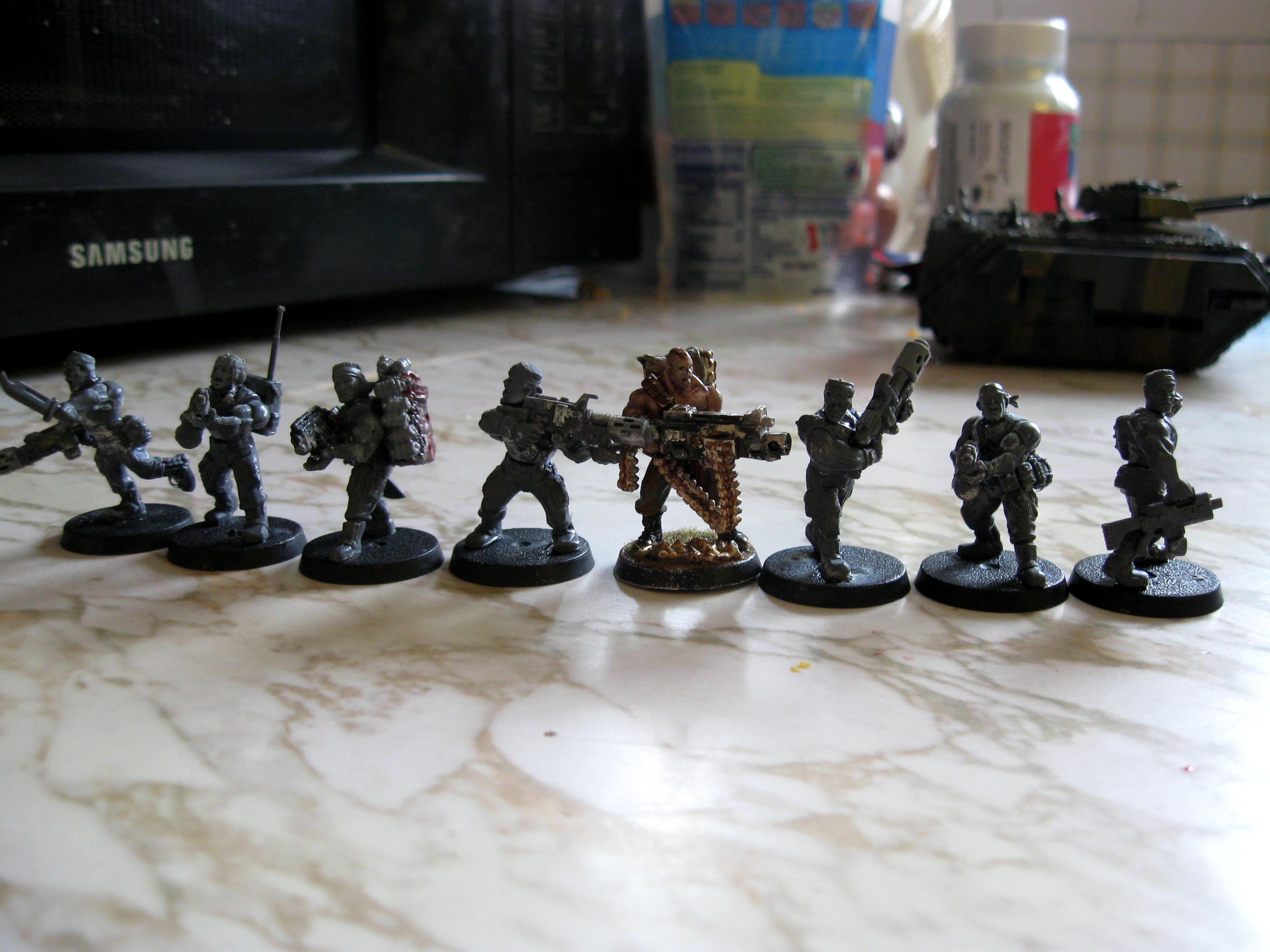 Catachan, Demo Charge, Guard, Harker, Heavy Bolter, Imperial Guard, Meltabombs, Meltagun, Meltavet, Shotgun, Veteran
