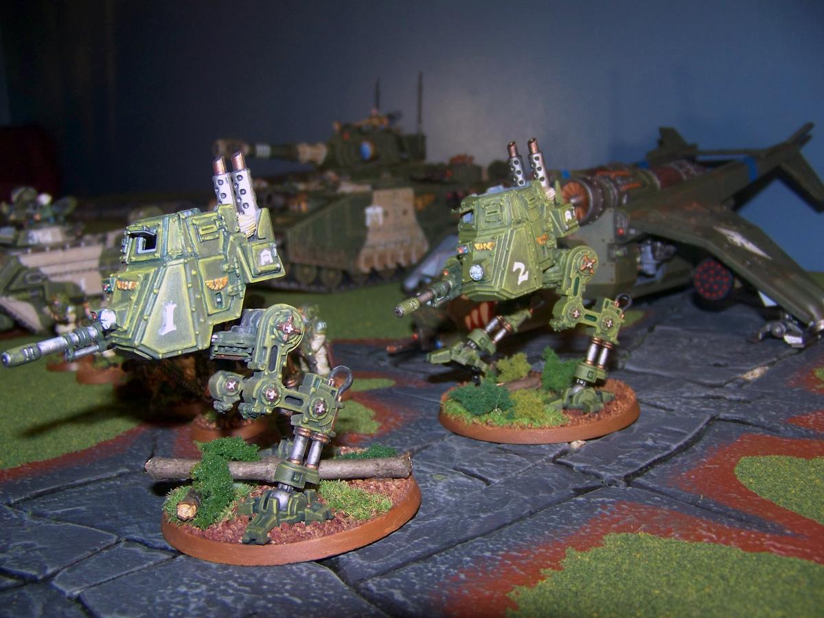 Cadians, Imperial Guard, Sentinel, Warhammer 40,000