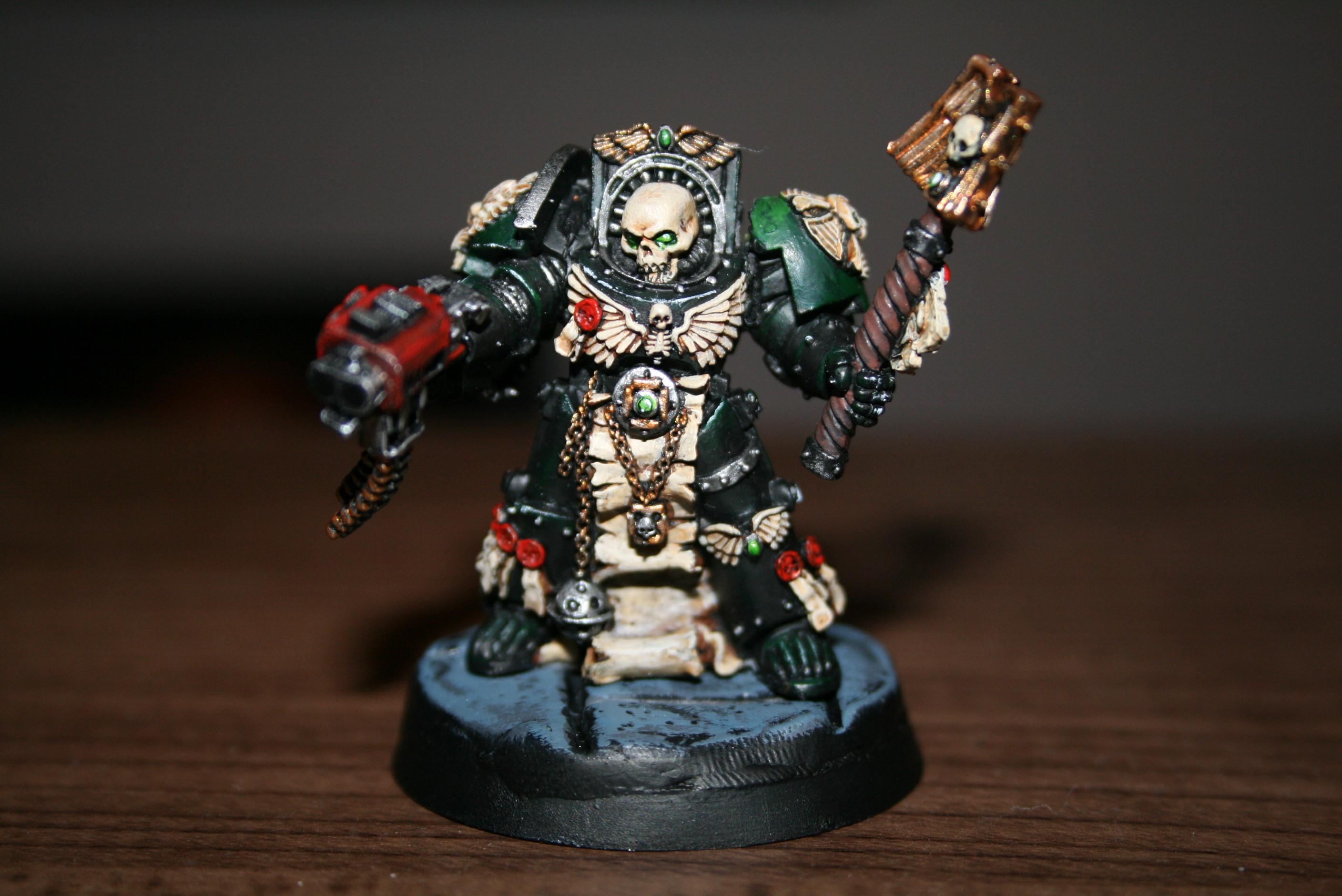 Chaplain, Dark Angels, Space Marines, Terminator Armor