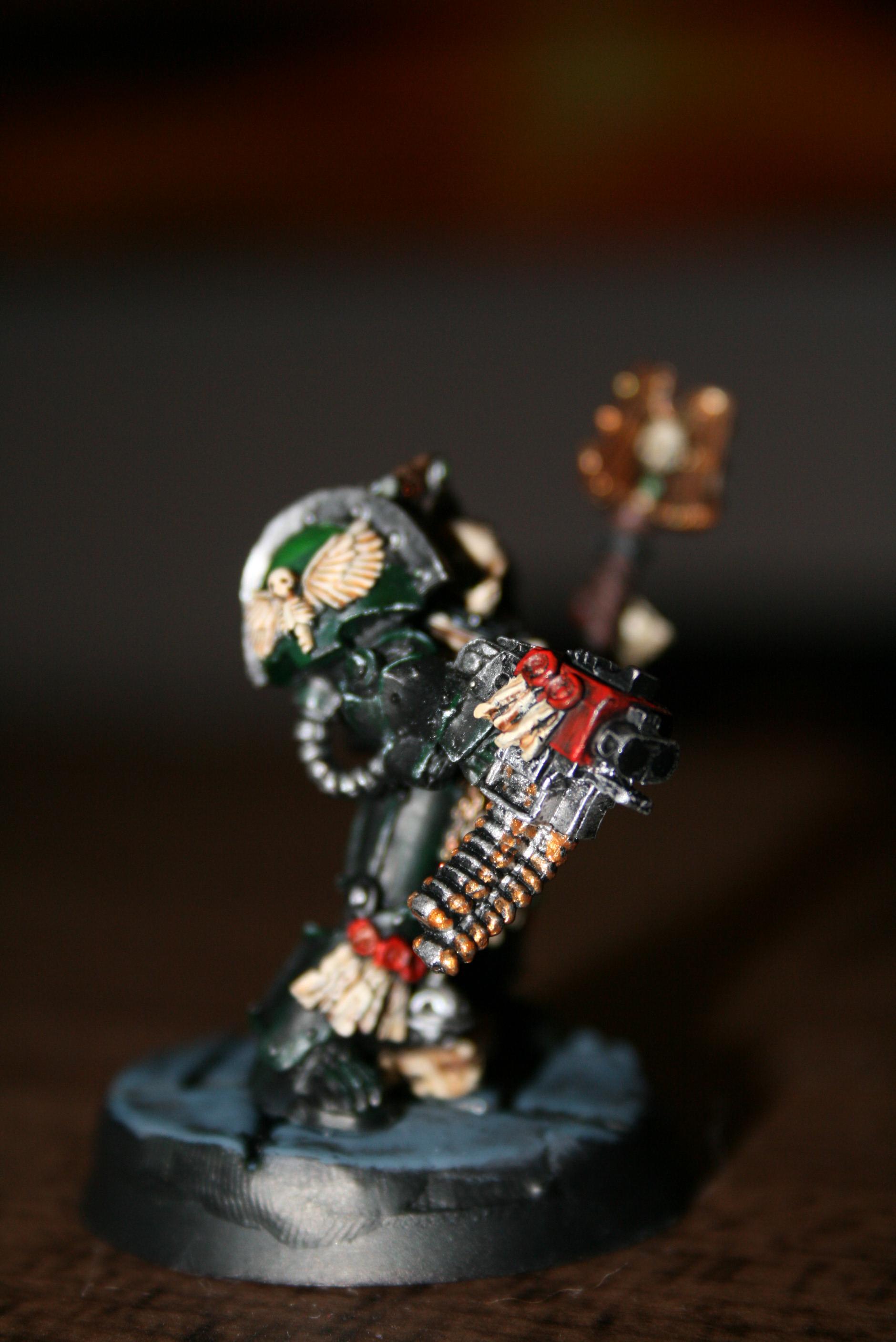 Chaplain, Dark Angels, Space Marines, Terminator Armor